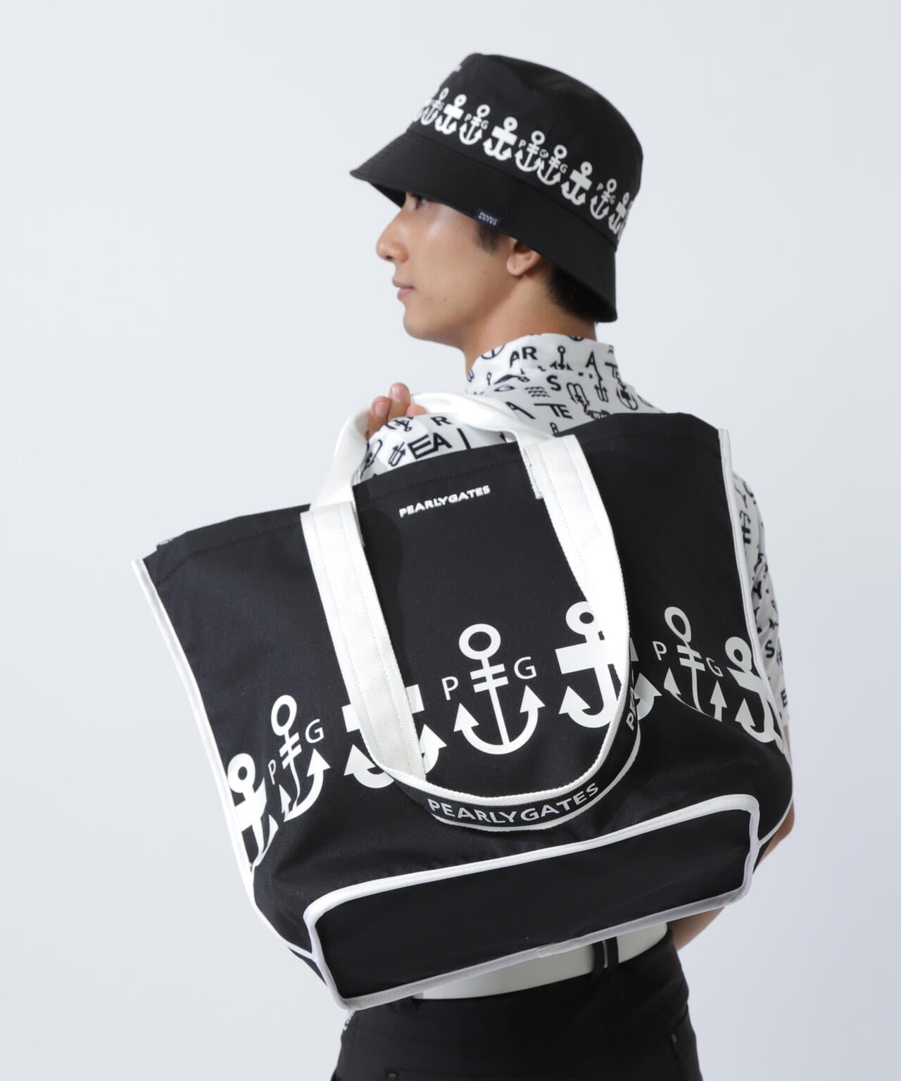 ロゴアンカー柄ロッカーバッグ (UNISEX) | PEARLY GATES（パーリー