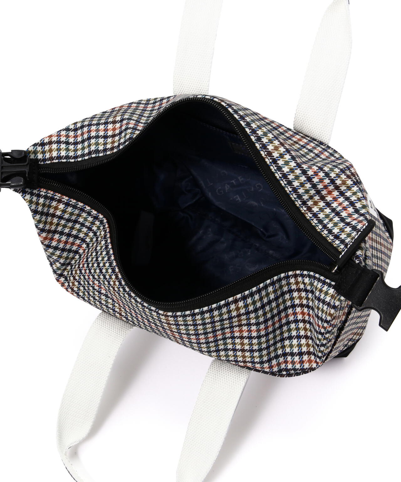 PEARLY GATES グレンチェックロゴ柄 カートバッグ PEARLY GATES