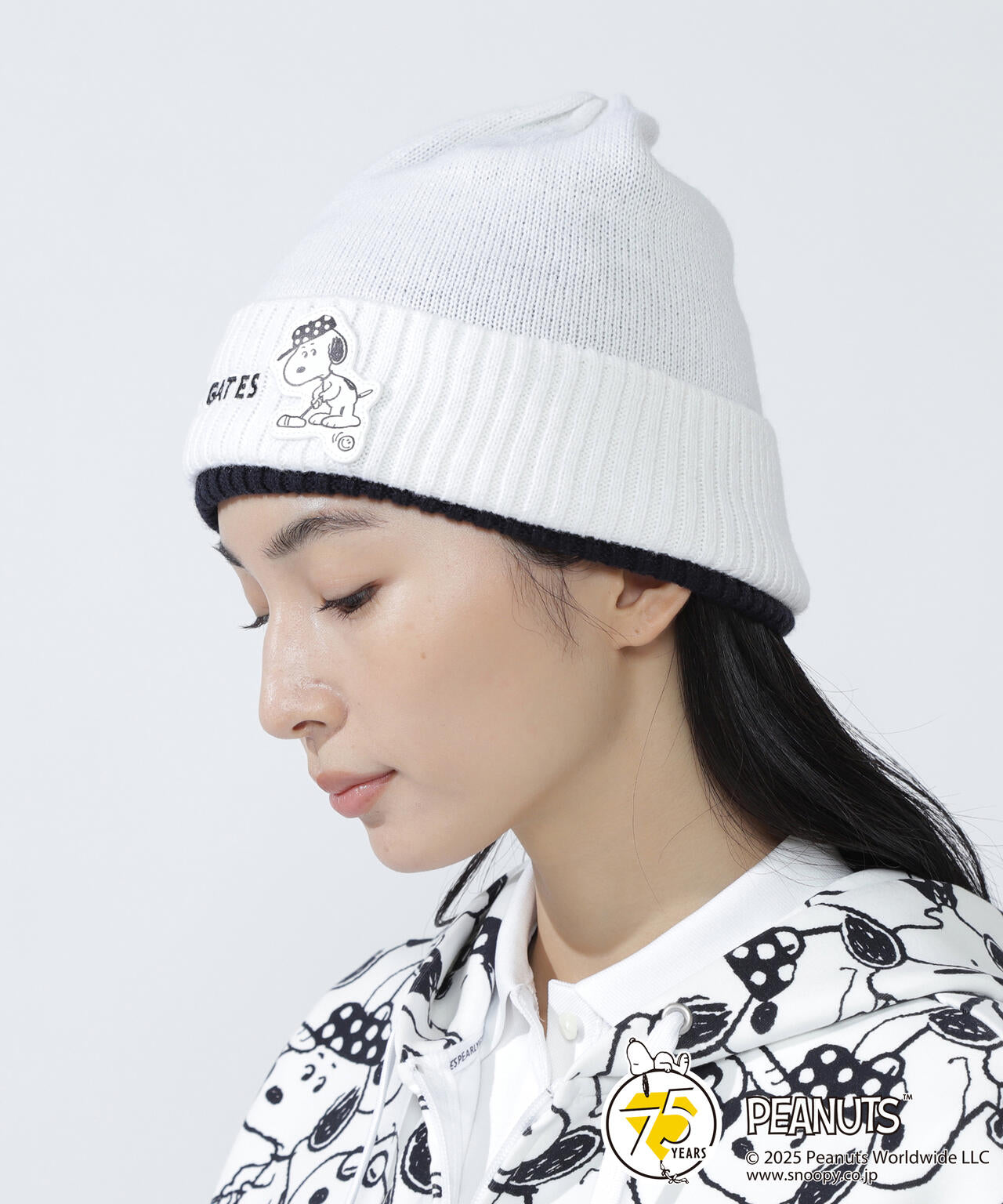SNOOPY】ニットビーニー (UNISEX) | PEARLY GATES（パーリーゲイツ