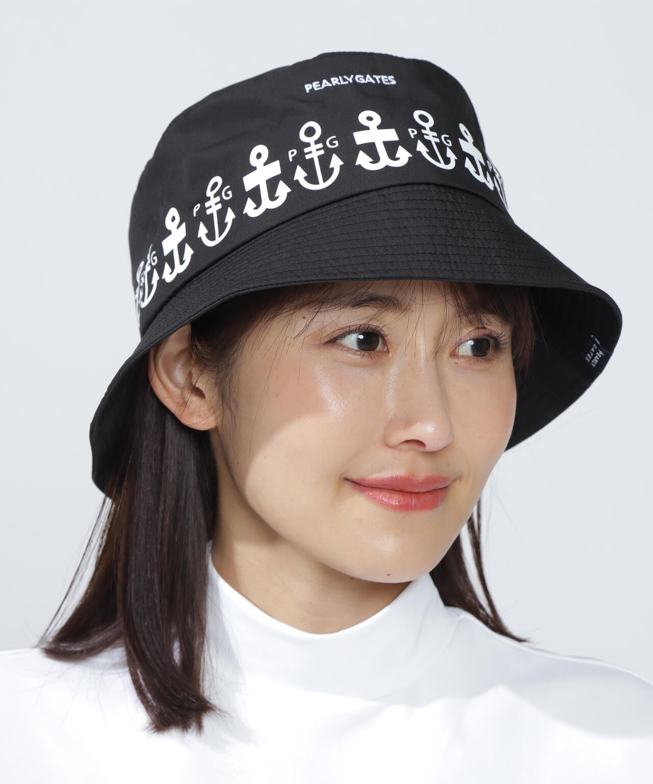 ロゴアンカー柄ハット (UNISEX) | PEARLY GATES（パーリーゲイツ