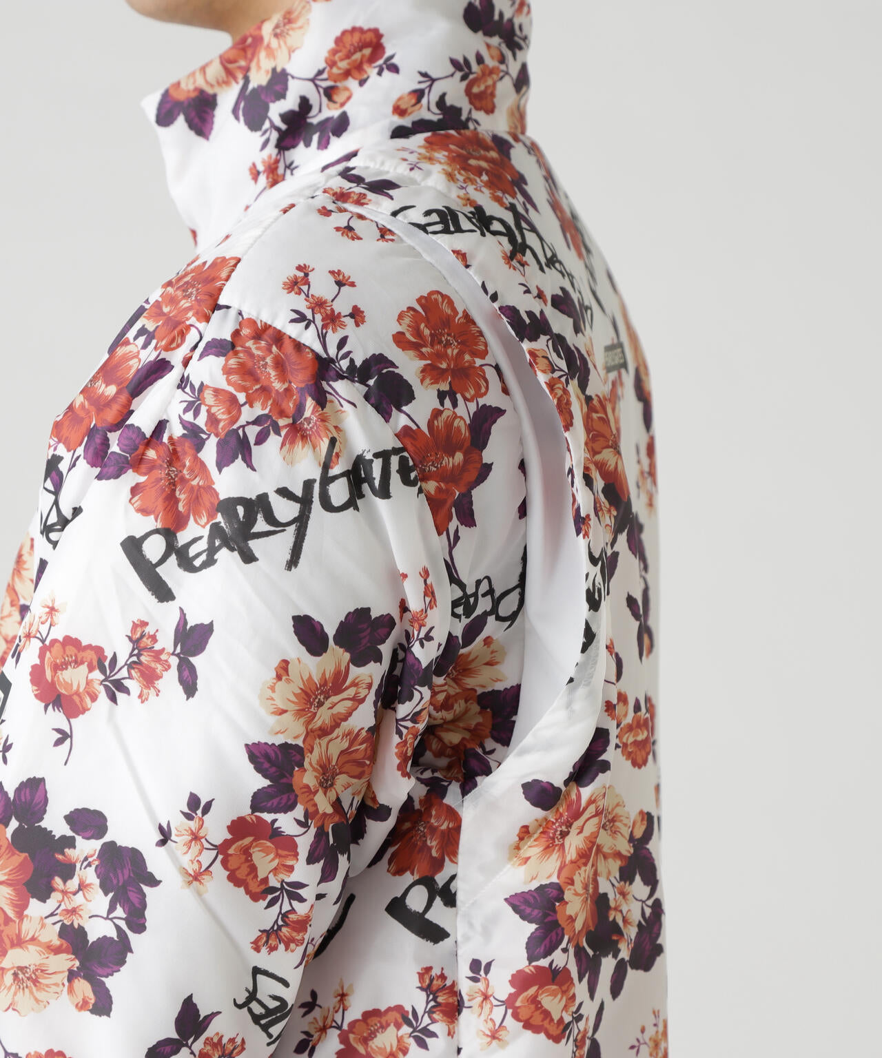 Peミニリップ中綿ジップアップブルゾン ＜繊細花柄＞ | PEARLY GATES