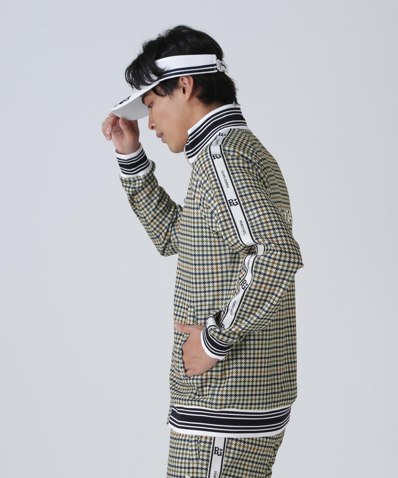 パーリーゲイツ 高機能素材 ストレッチ フルジップ ジャケット メンズS
