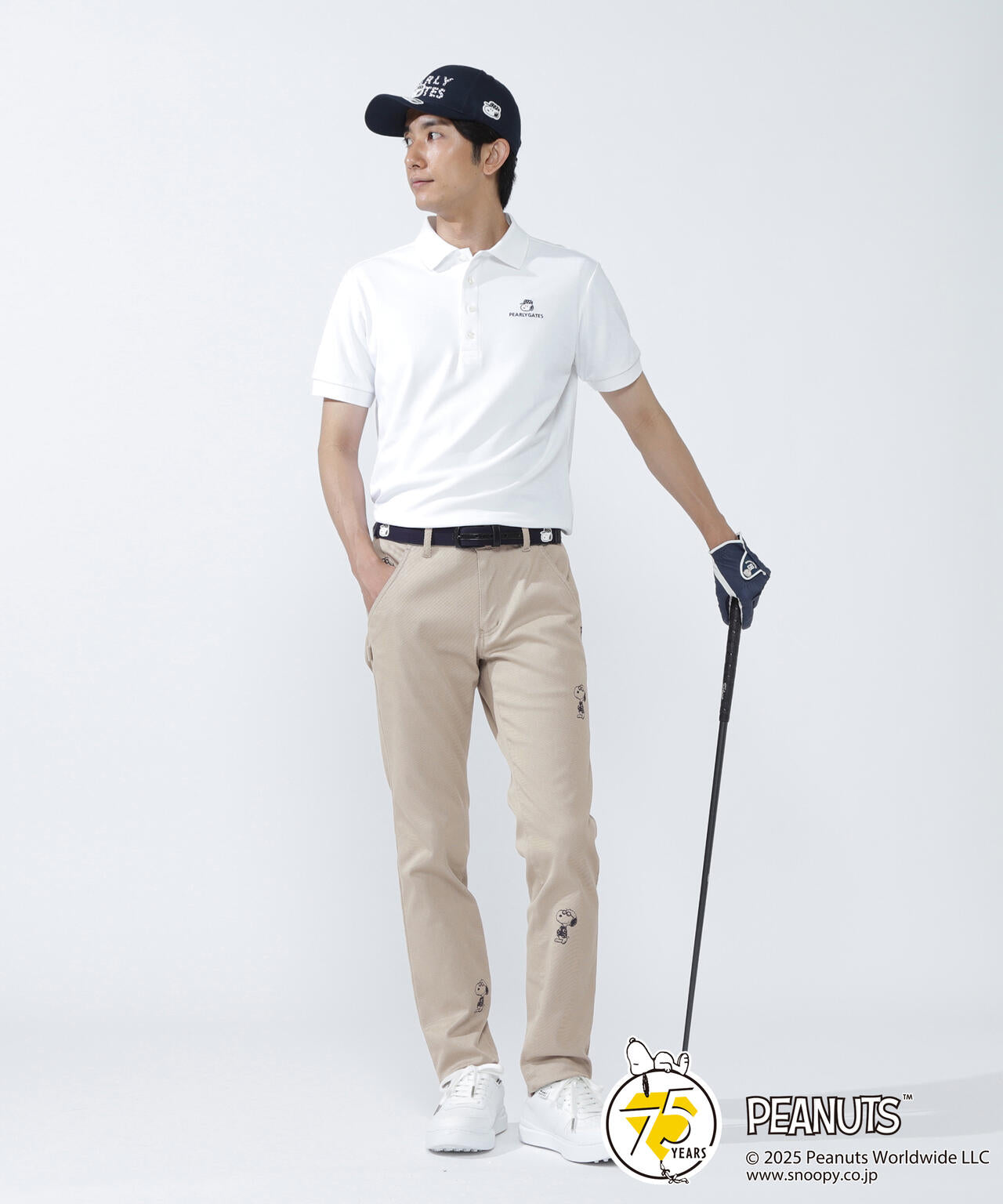 値下げ‼️ Pearlygates ホワイト ゴルフパンツサイズ4 パーリーゲイツ