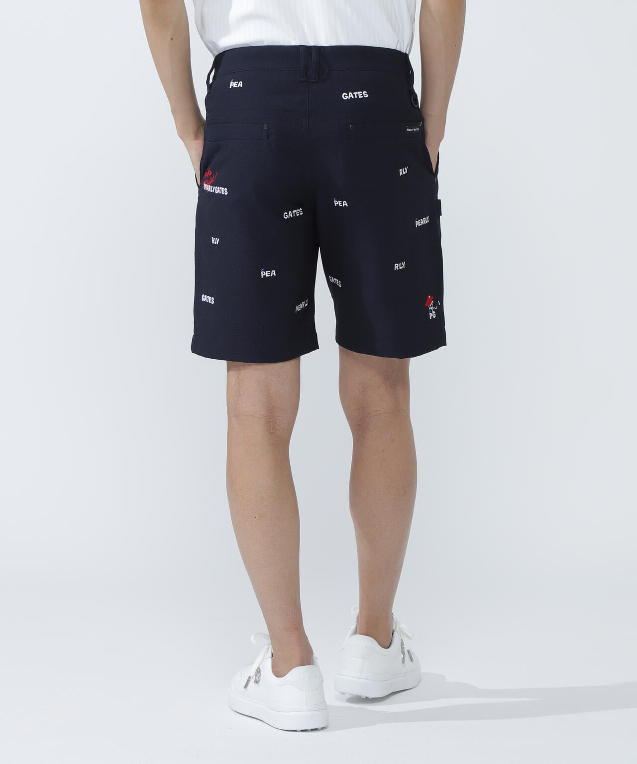 Peサッカーストライプショートパンツ | PEARLY GATES（パーリーゲイツ