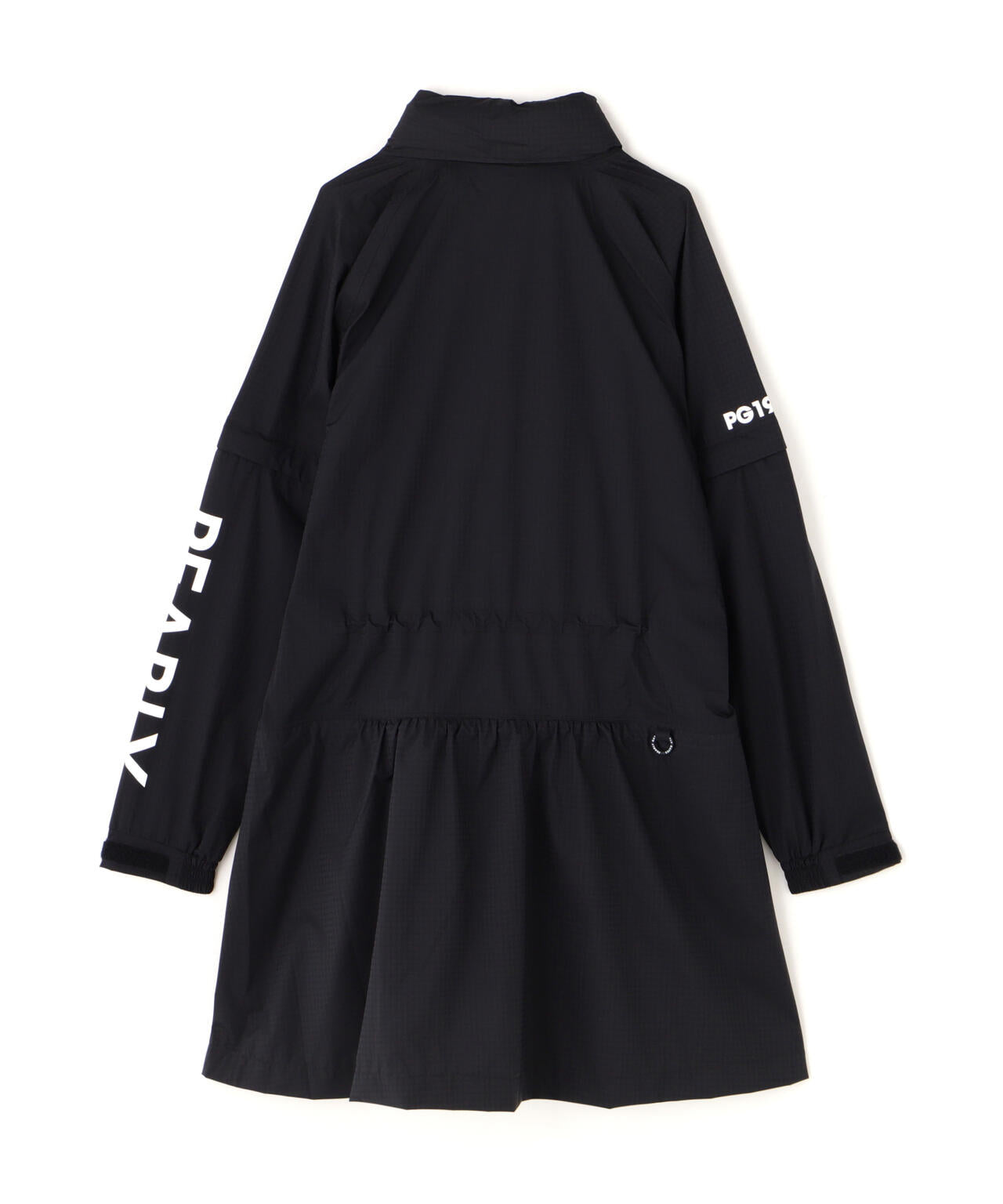 パーリーゲイツ 中綿 裏起毛 タフタ Octa フルジップワンピ ネイビー