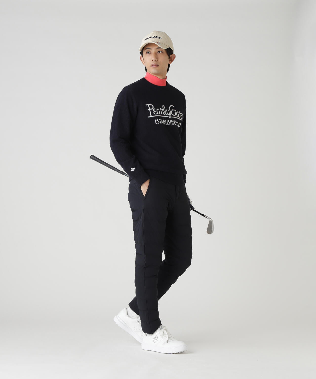 裏付きクルーネックニットプルオーバー | PEARLY GATES（パーリー