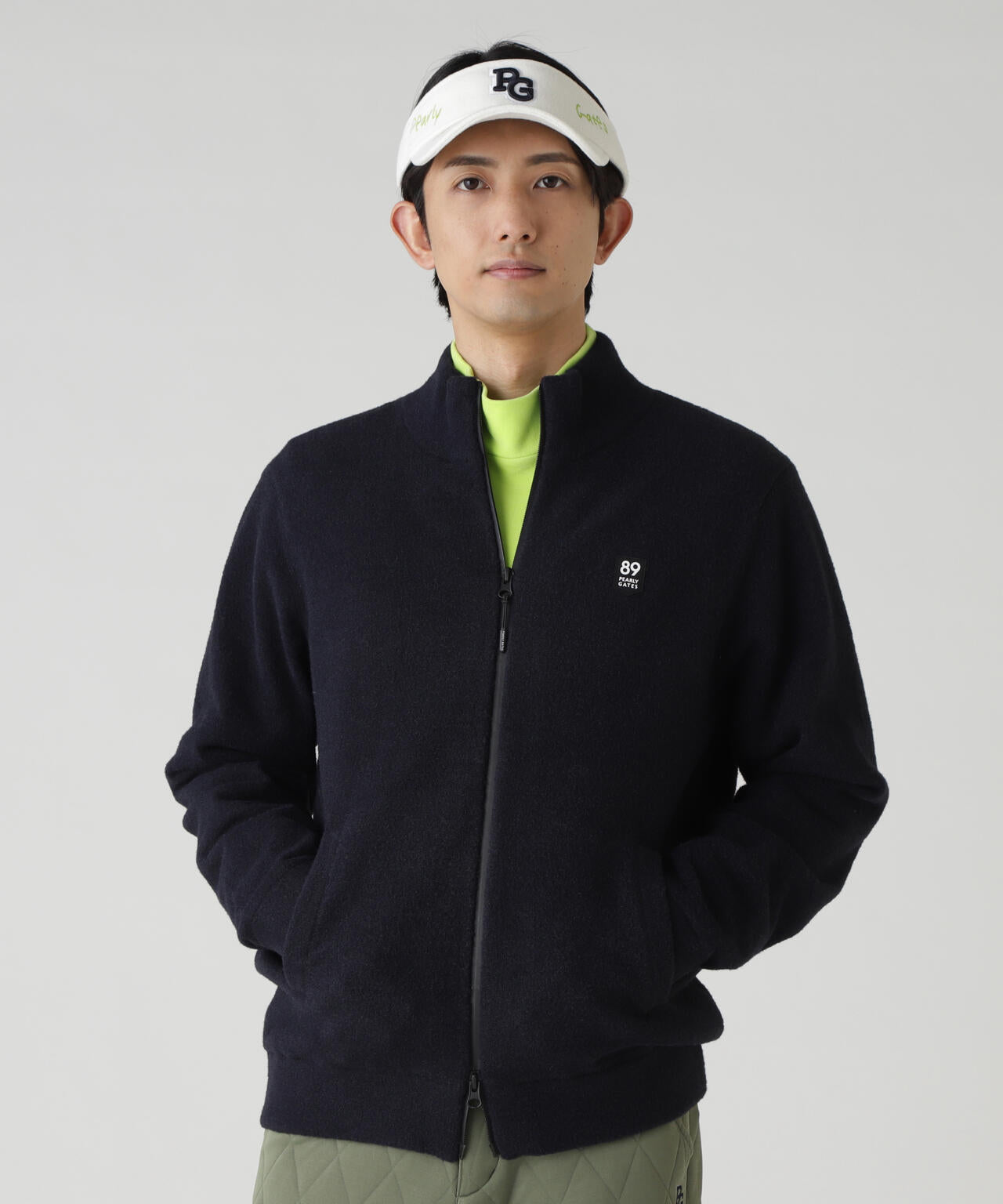 裏付きニットスタンドブルゾン | PEARLY GATES（パーリーゲイツ