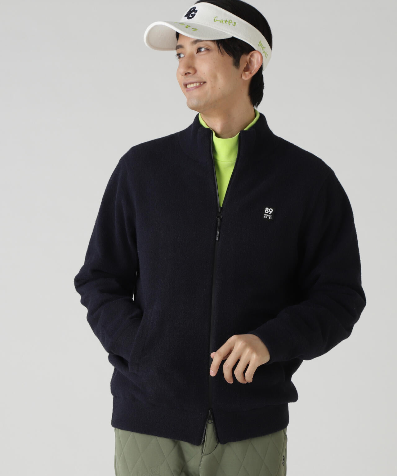 裏付きニットスタンドブルゾン | PEARLY GATES（パーリーゲイツ