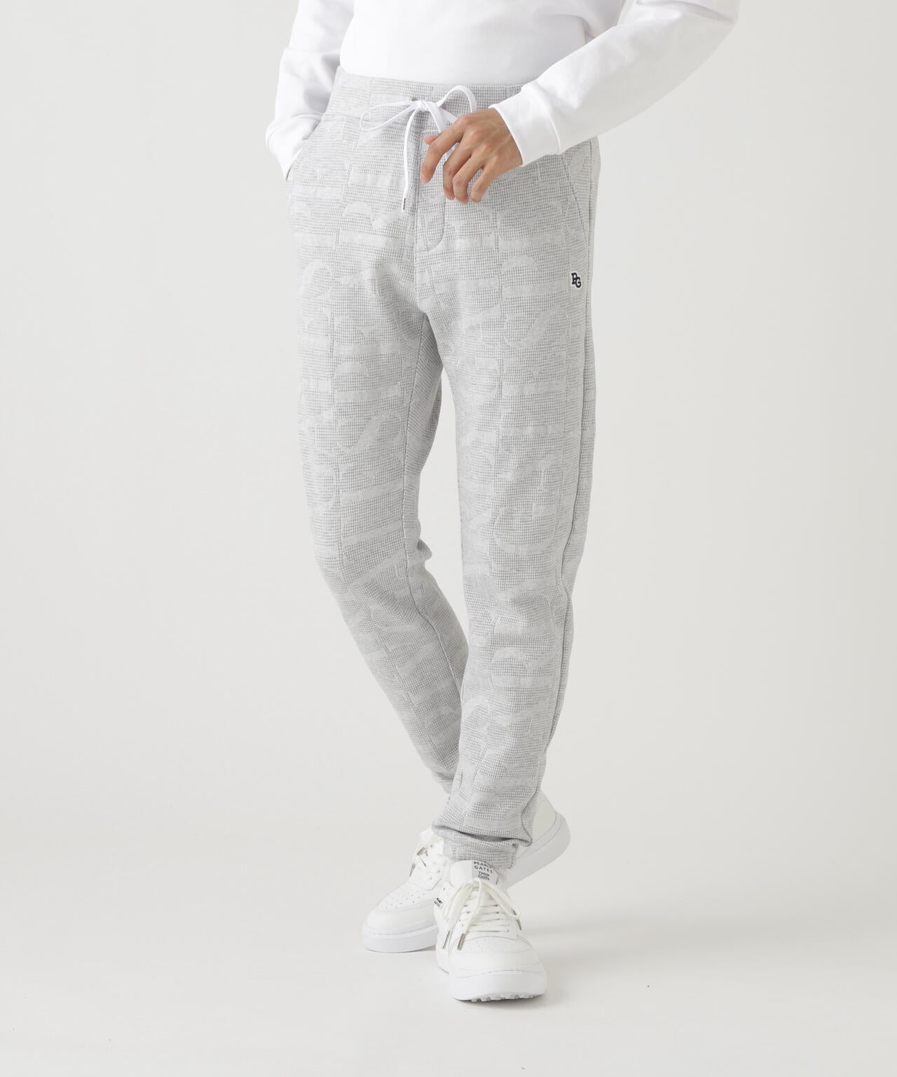 裏毛ストレッチロゴジャガードジョガーパンツ | PEARLY GATES