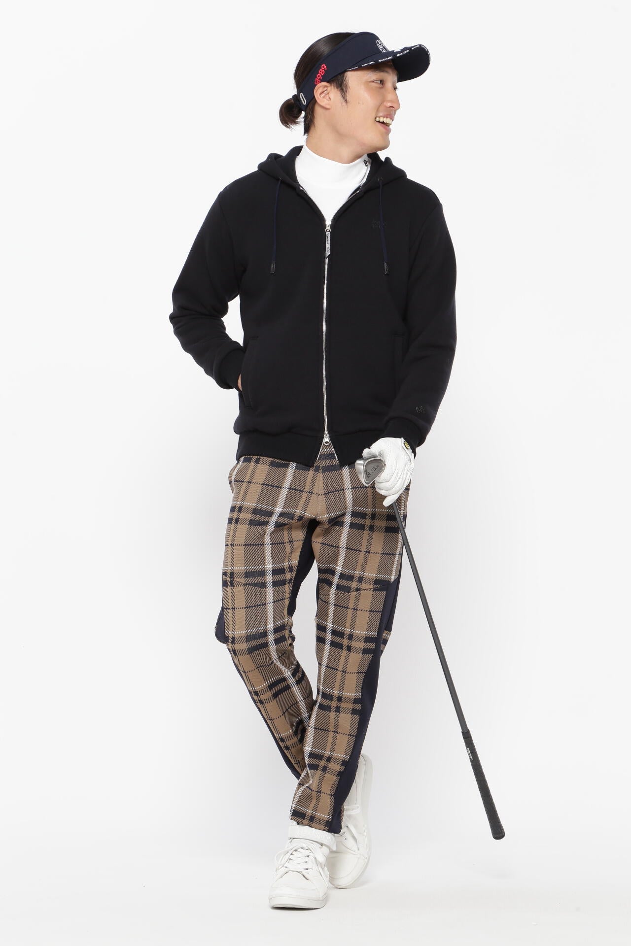 PEARLY GATES】新品✨チェックジャガード パンツL Pearly Gates