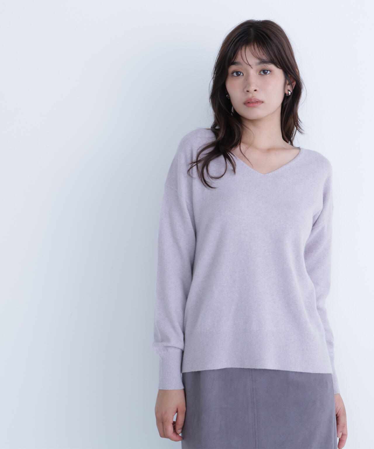 FOX混ジェントリーシリーズ Vネックニット | NATURAL BEAUTY BASIC