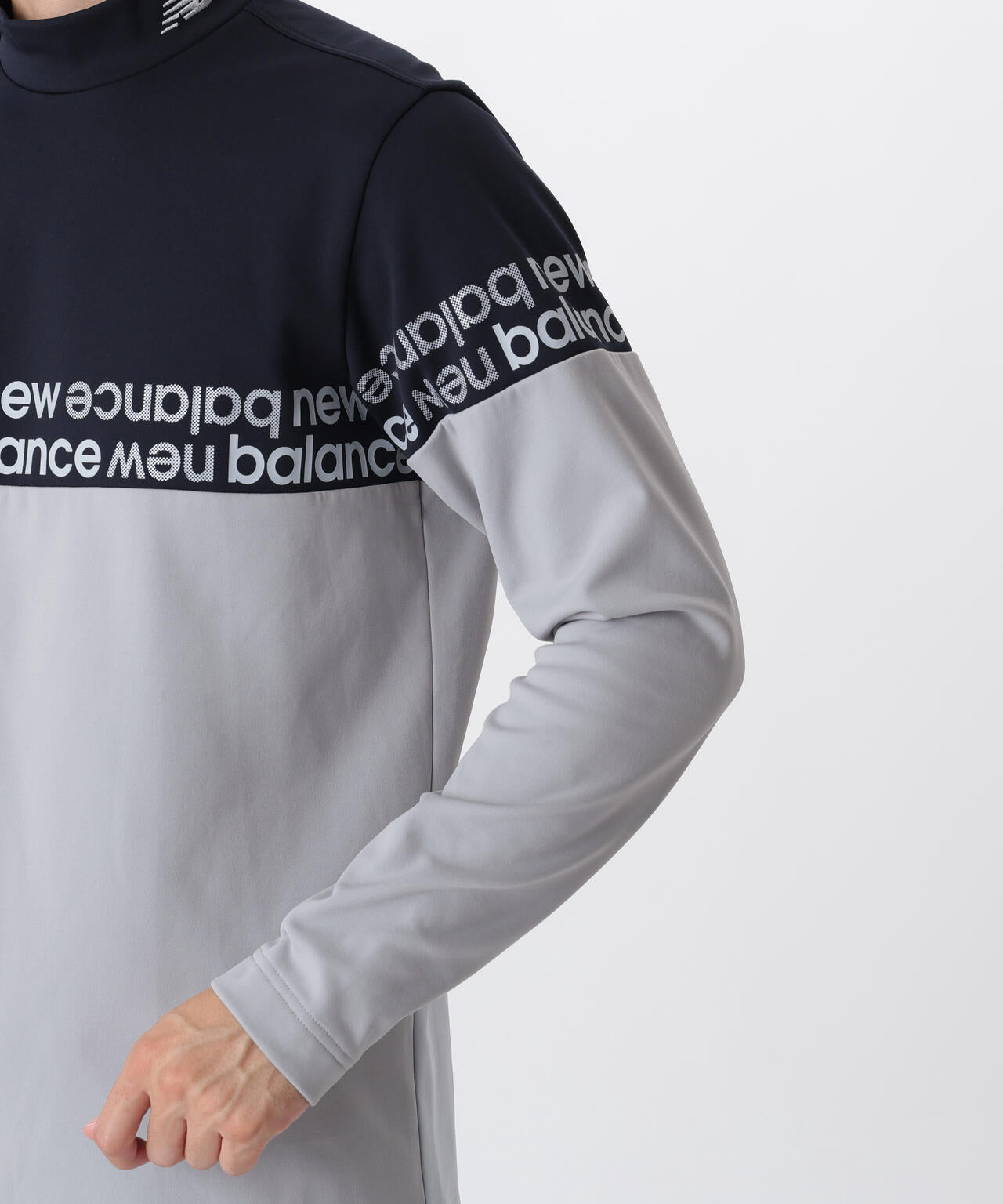 ラフ＆スウェル ゴルフ 長袖モックネック グレー 美品です