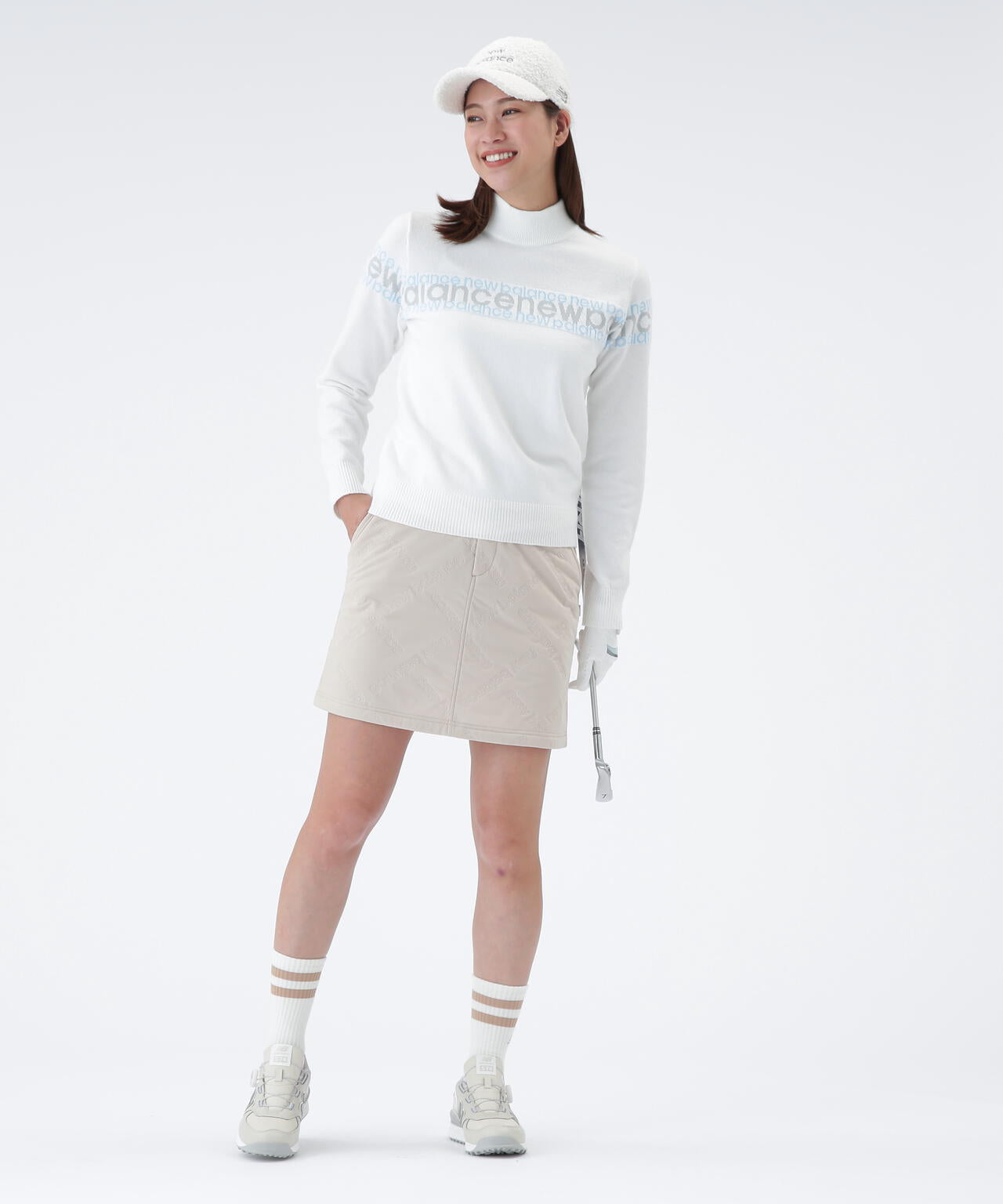 保温 ハイネック ニット プルオーバー (WOMENS) | new balance golf