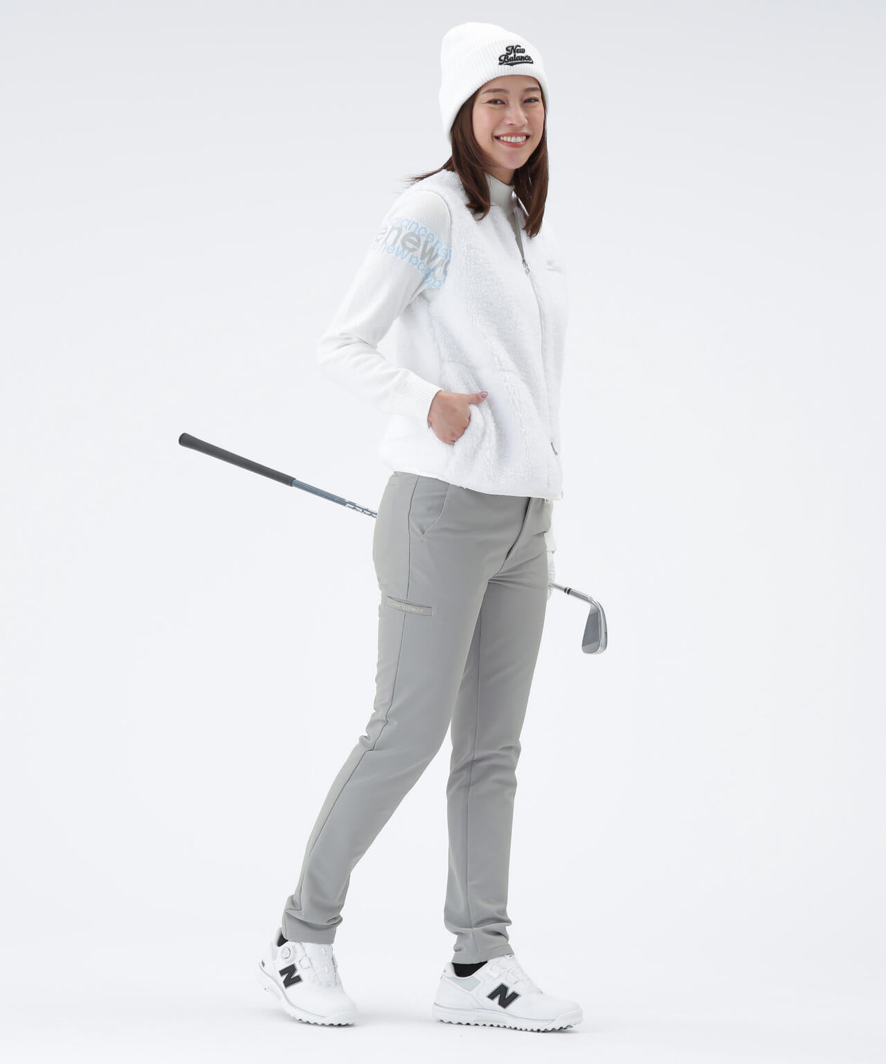 裏起毛 スリム ロングパンツ (WOMENS) | new balance golf