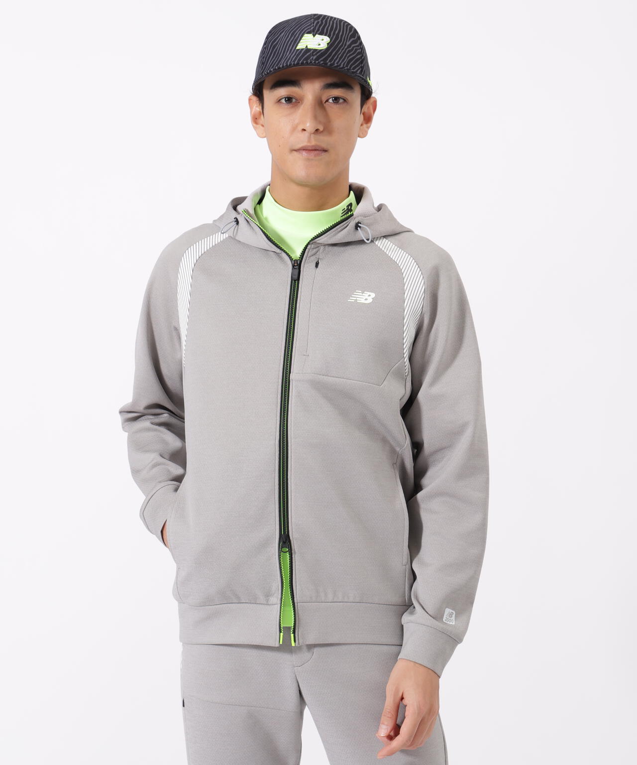 スウェット フルジップ フーディー (MENS) | new balance golf