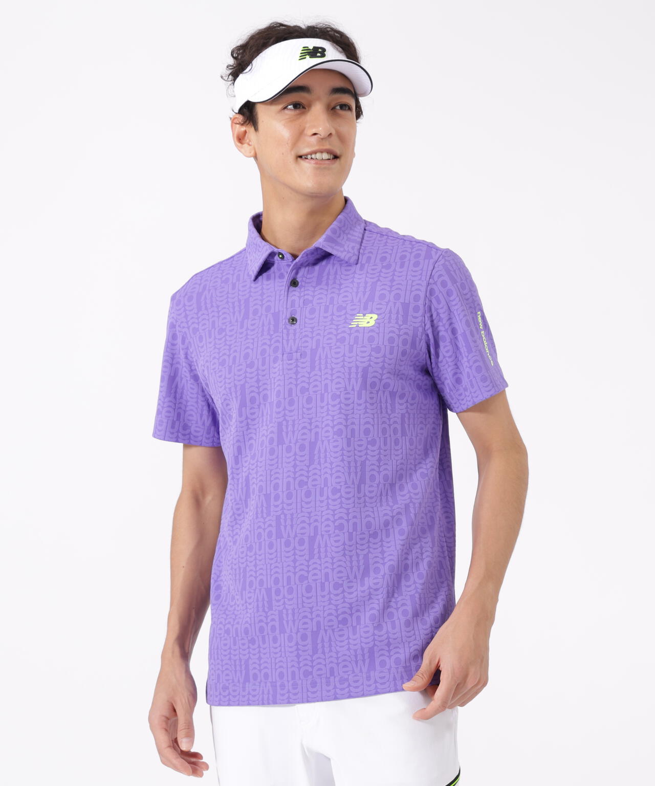 リフレクト・オーバーラップロゴ 半袖 カラーシャツ (MENS) | new