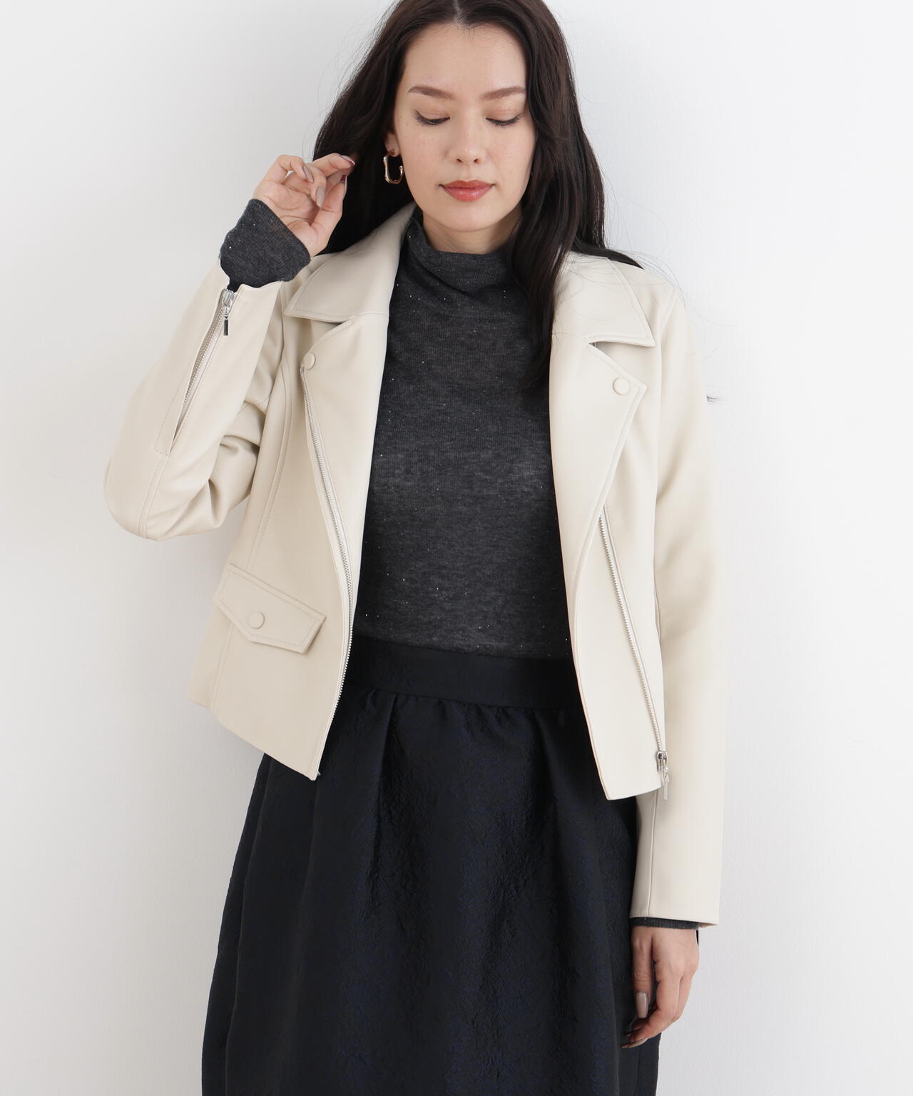 フォーレザーライダースジャケット | PINKY&DIANNE（ピンキー&ダイアン