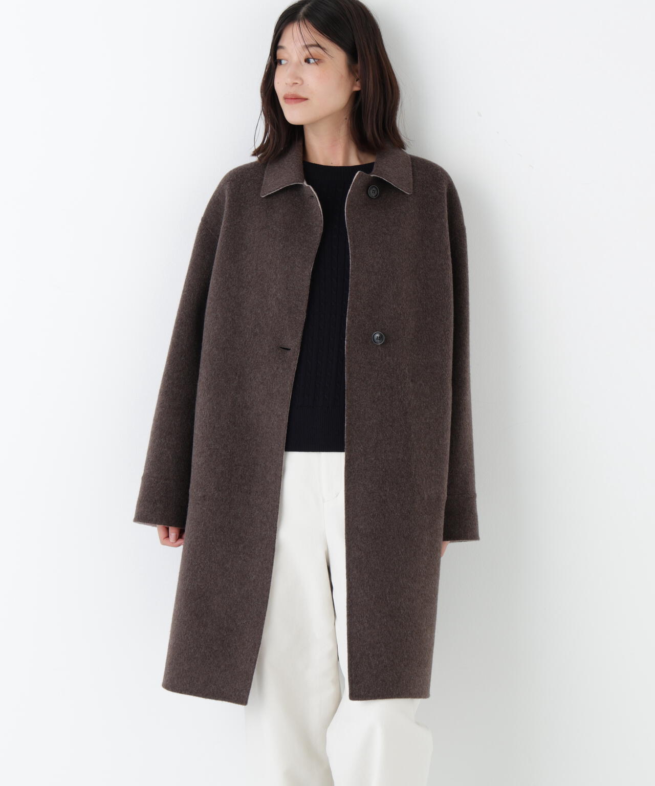 ≪2WAY≫リバーシブルステンカラーリバーコート | human woman