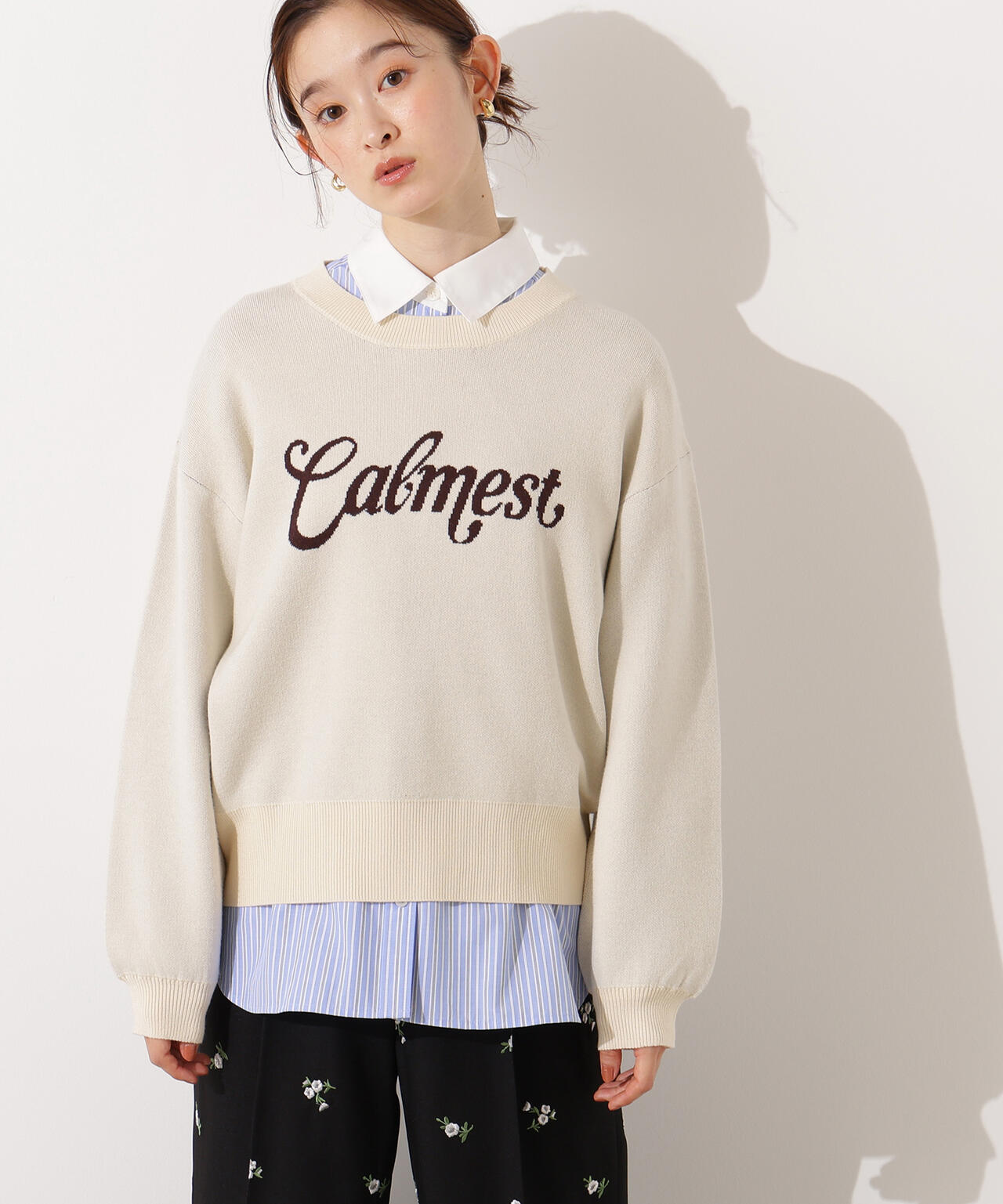 ロゴジャガードニット | N. Natural Beauty Basic*（エヌ ナチュラル