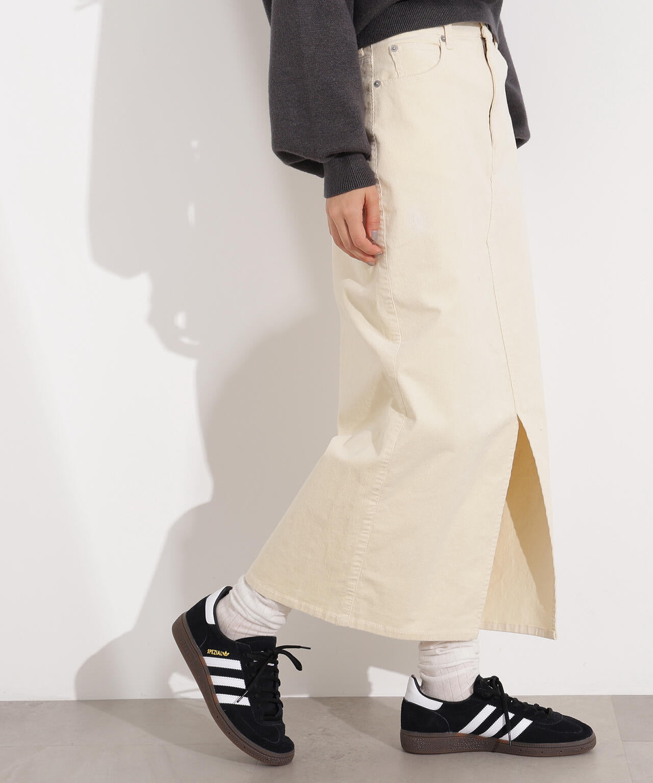 コーデュロイスリットスカート | N. Natural Beauty Basic*（エヌ