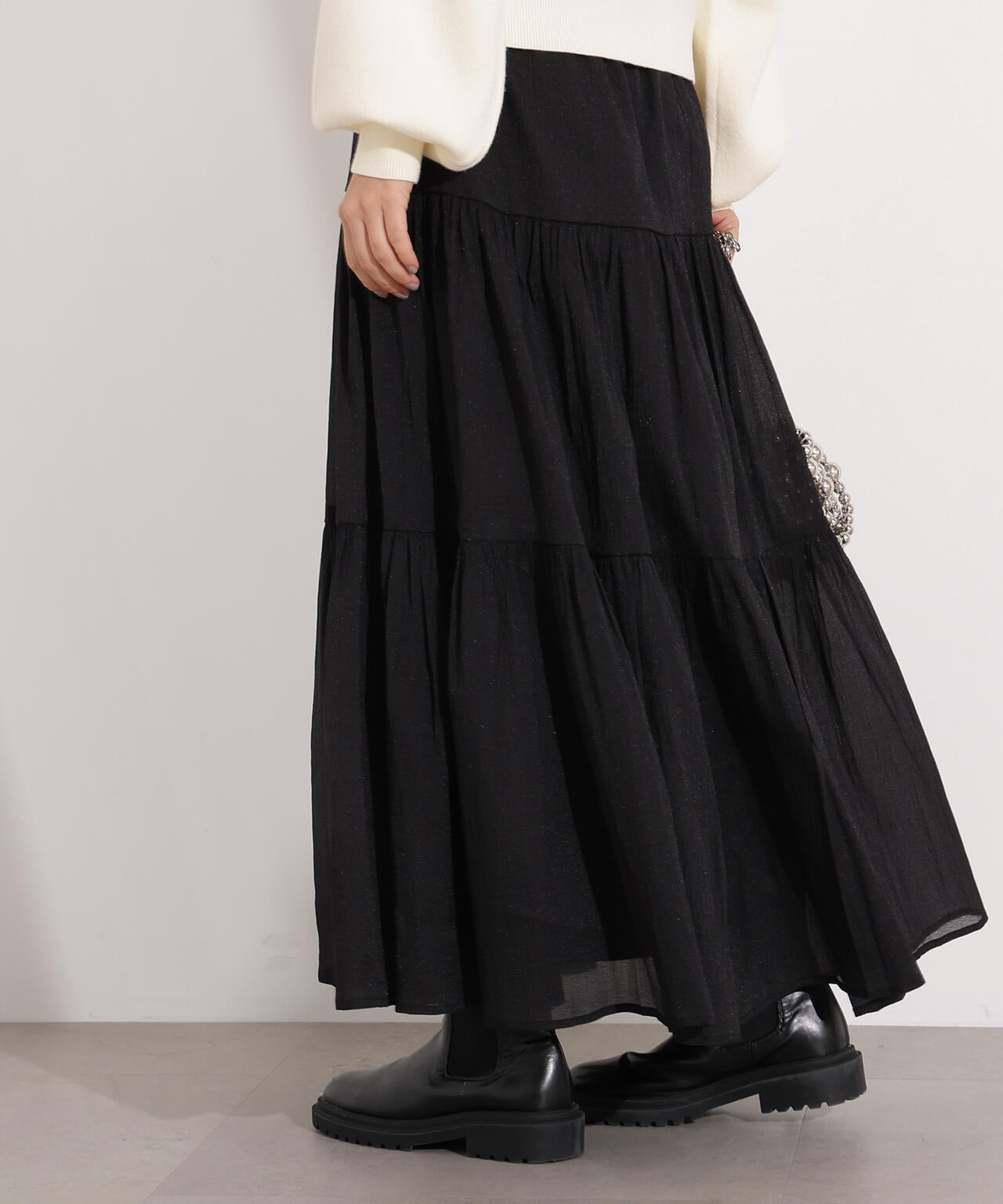 オーガンジーティアードスカート | N. Natural Beauty Basic*（エヌ