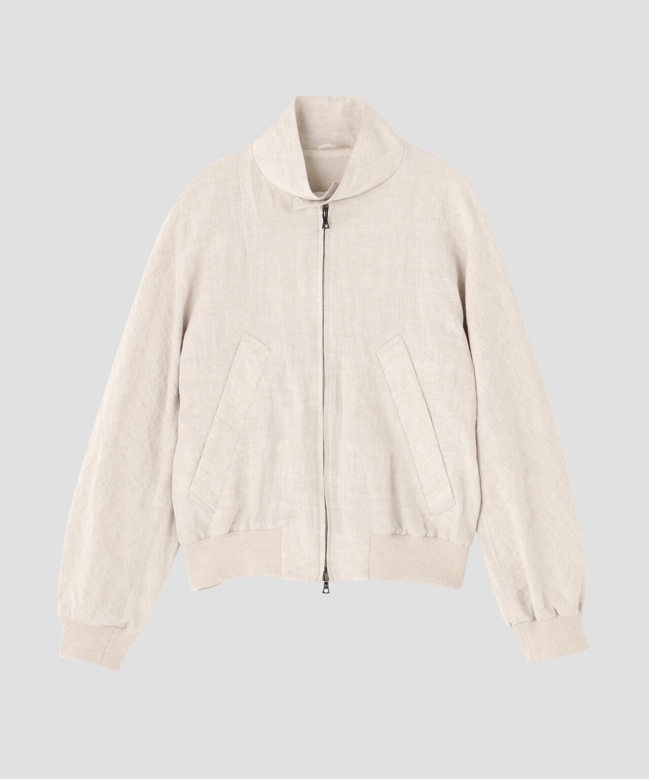 別注] blurhms / RAMIE LINEN HARRINGTON JACKET | THE LIBRARY（ザ