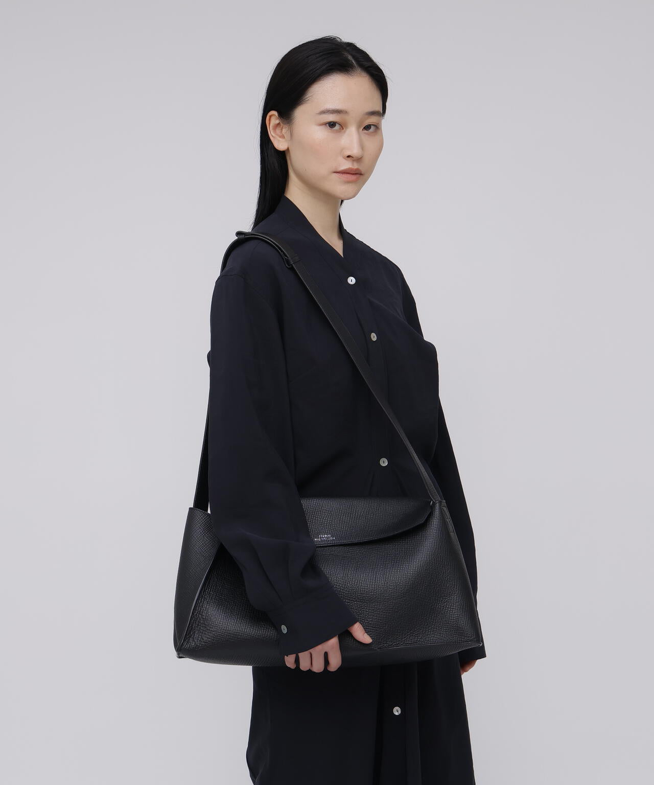STUDIO NICHOLSON / PALMELLATO LEATHER THE FOLDED SHOULDER BAG