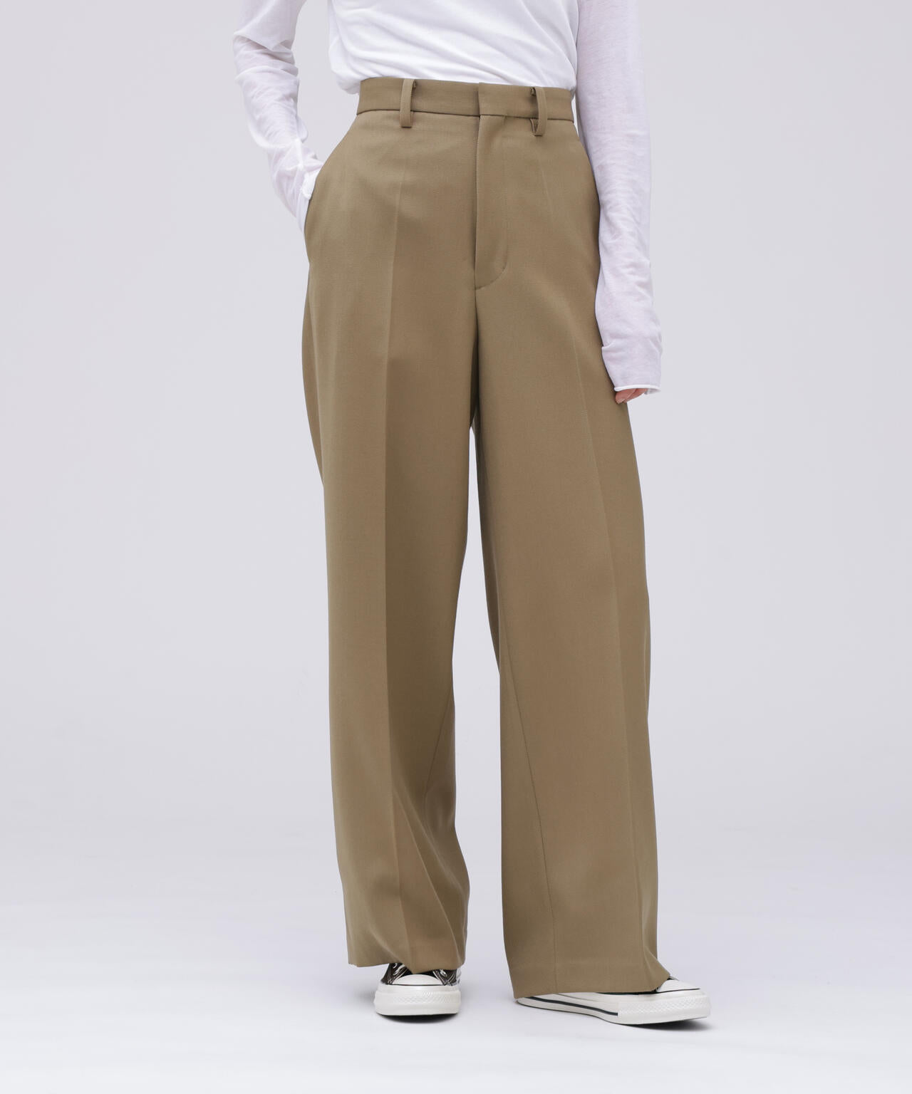 YLEVE / WOOL TWILL TROUSERS | YLÈVE（イレーヴ） ｜【公式】通販mix