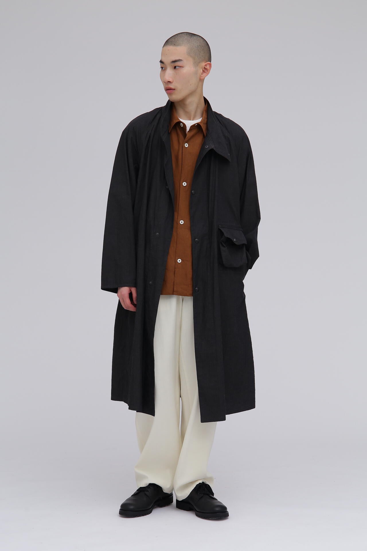 blurhms / COTTON LINEN DESERT STORM COAT | THE LIBRARY（ザ ライブ