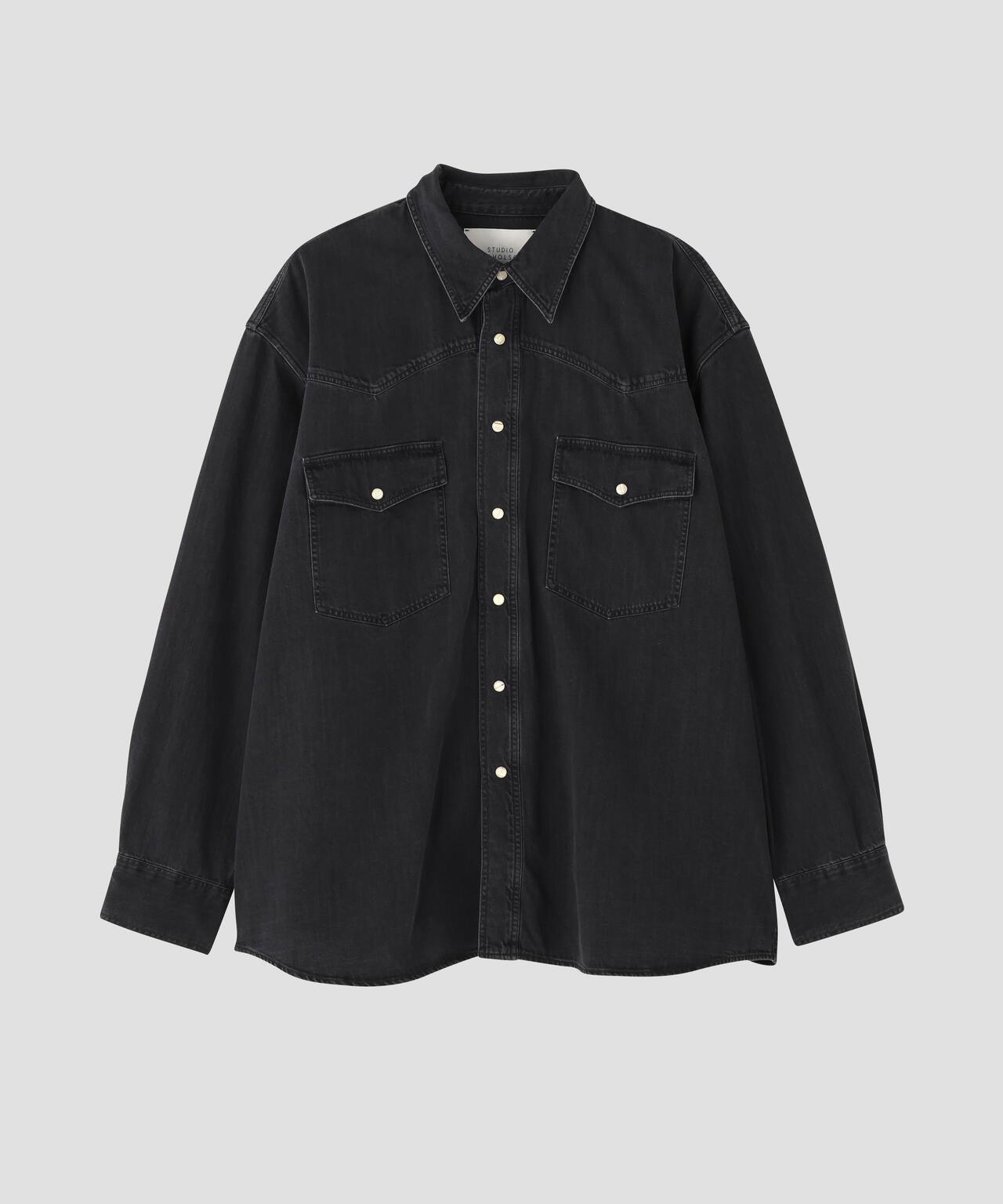 STUDIO NICHOLSON / 8OZ SHIRTING DENIM SHIRT | THE LIBRARY（ザ