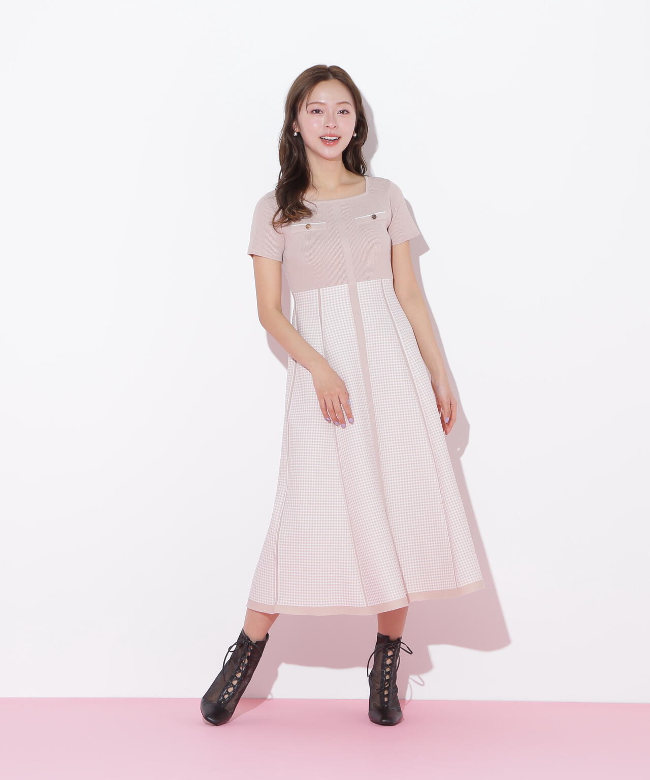 ジャガードニットフレアワンピース | JILL by JILL STUART（ジル バイ