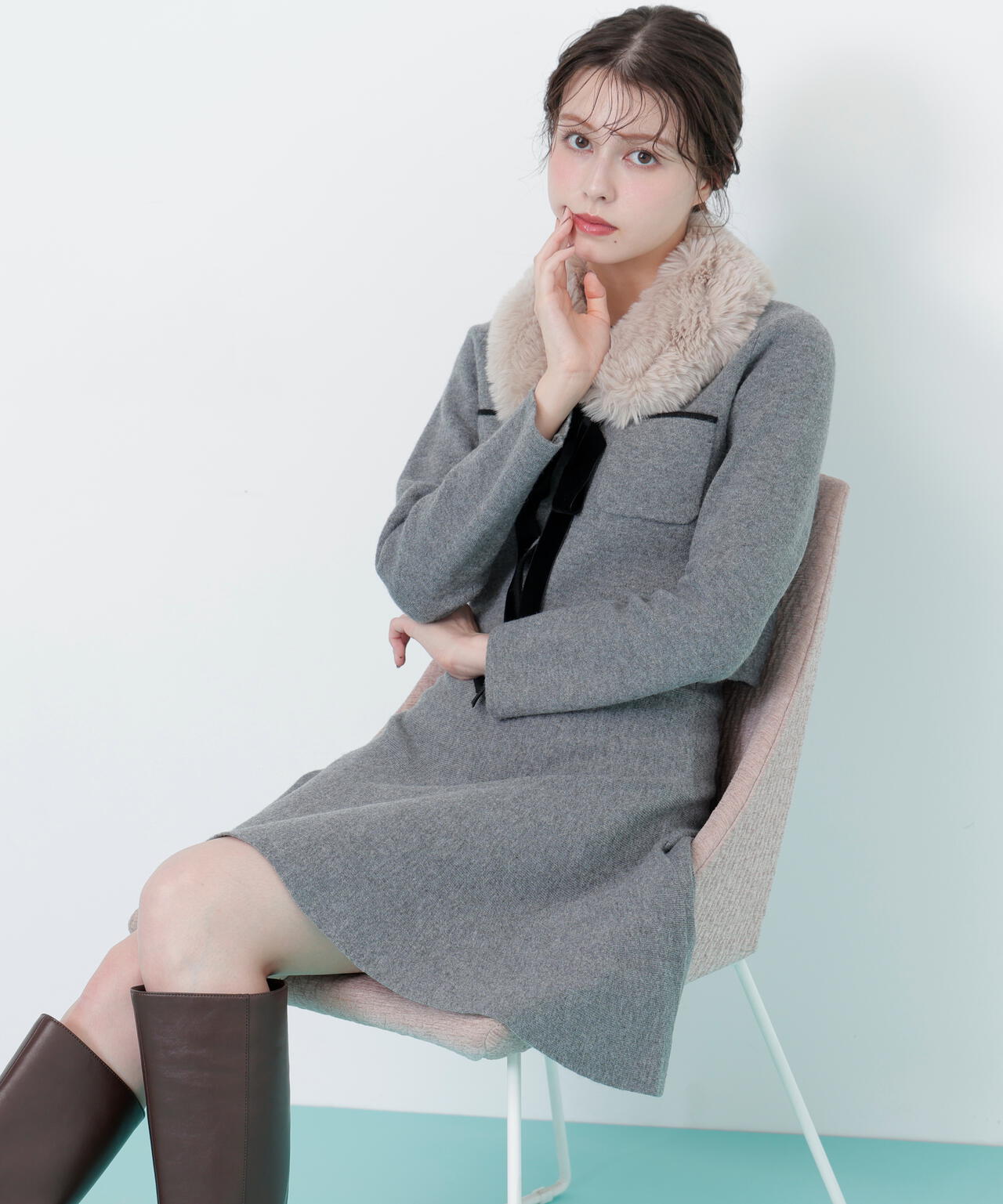 ファーティッペットニットセットアップ | JILL by JILL STUART（ジル