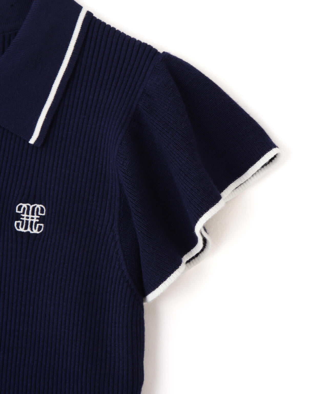 フリル袖ポロニット | JILL by JILL STUART（ジル バイ ジル