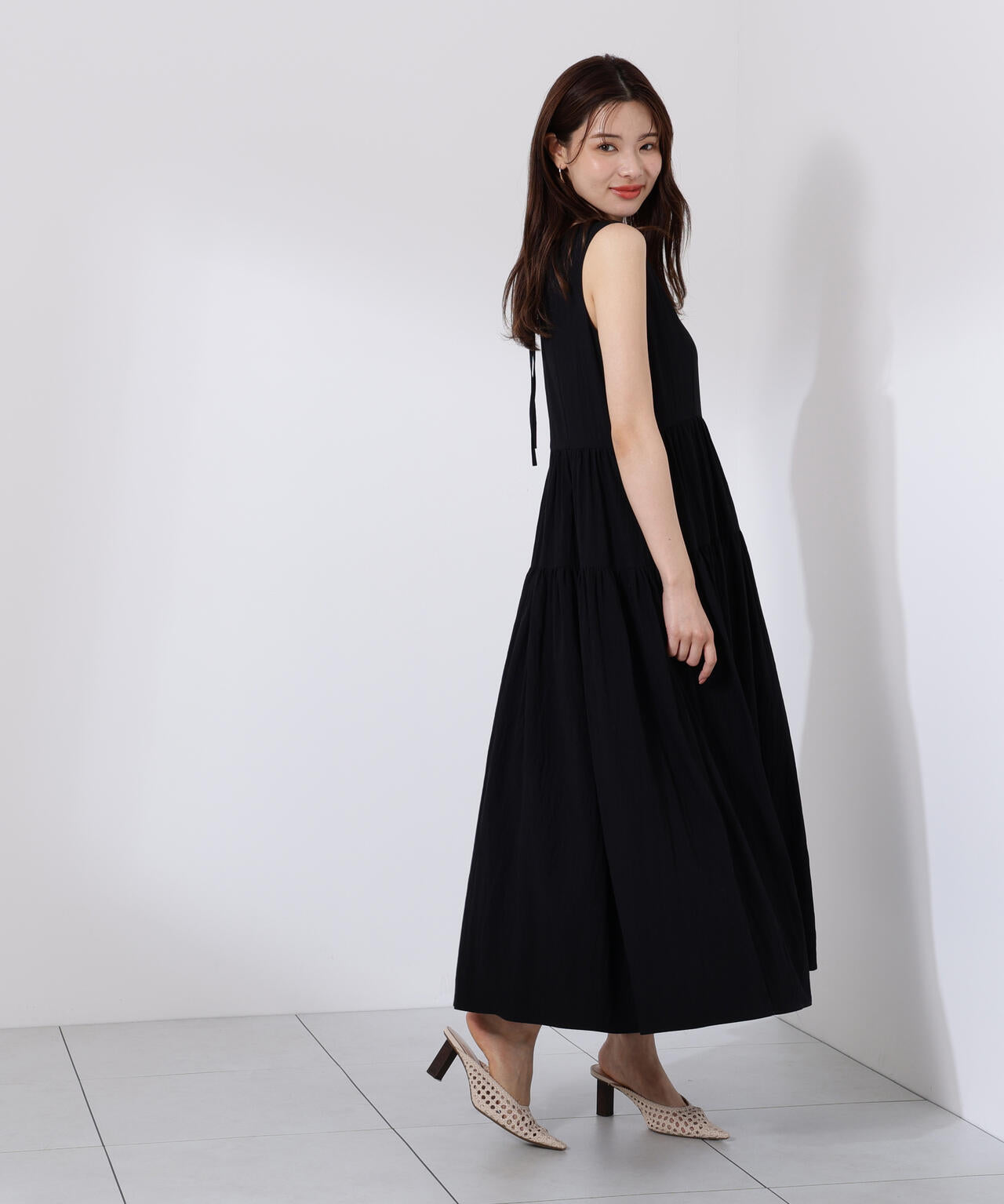 バックリボンティアードワンピース | PROPORTION BODY DRESSING