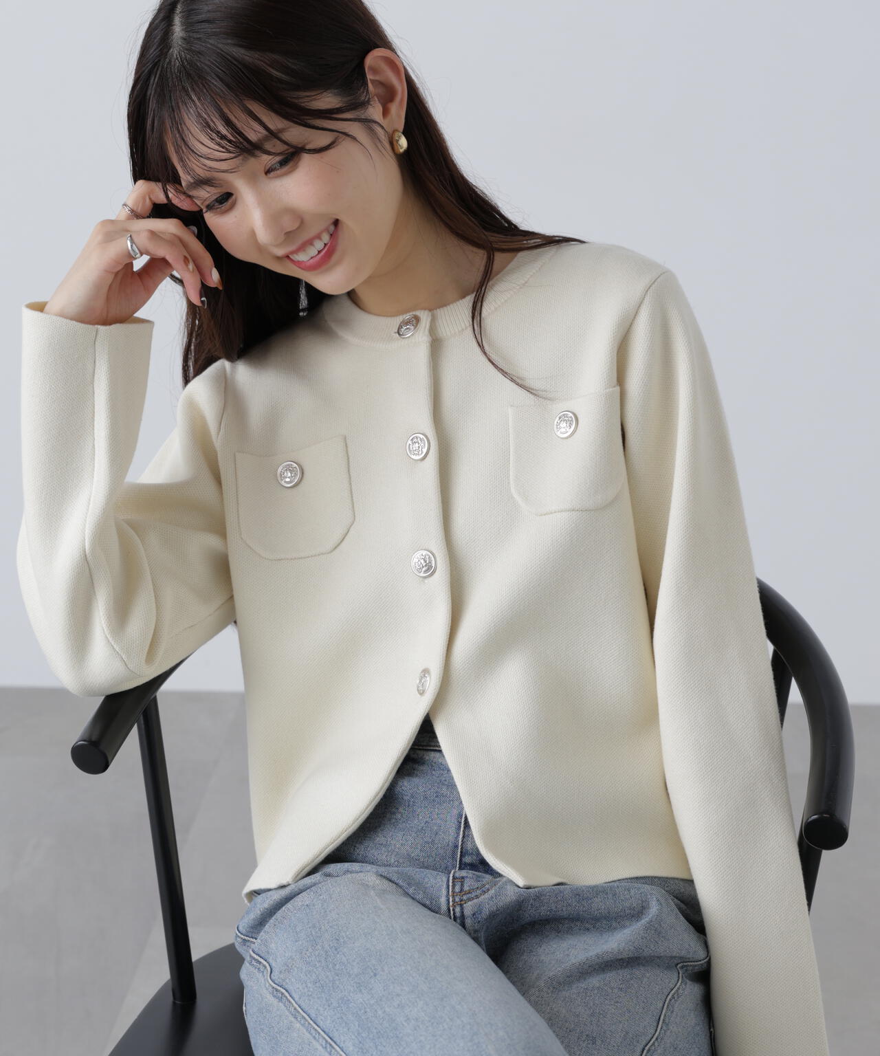 山中拓也着用※ MUZE × Ø [EMPTY SETT】カーディガン 卸売 通販 ※山中