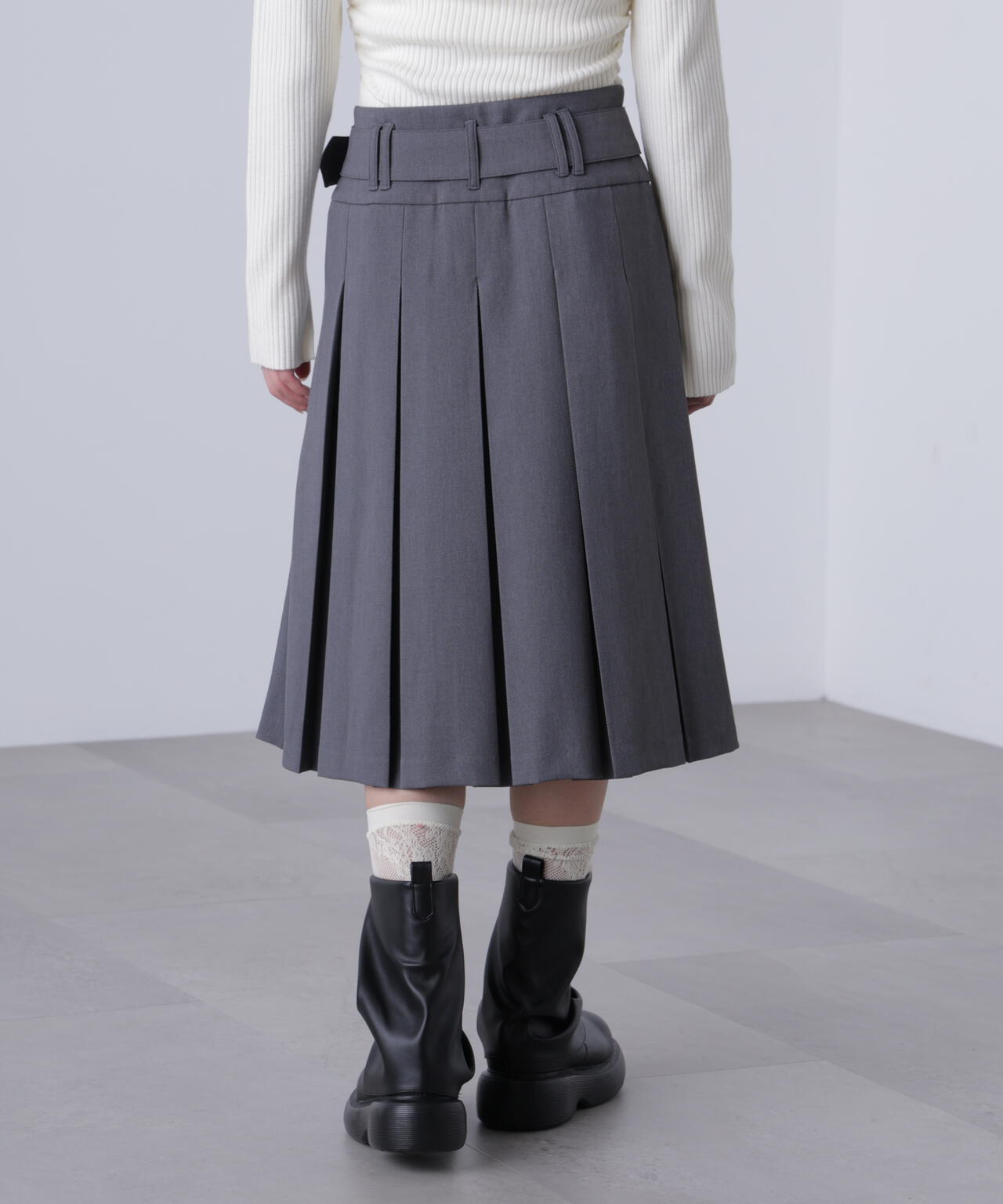 タックプリーツミディスカート | FREE'S MART（フリーズマート