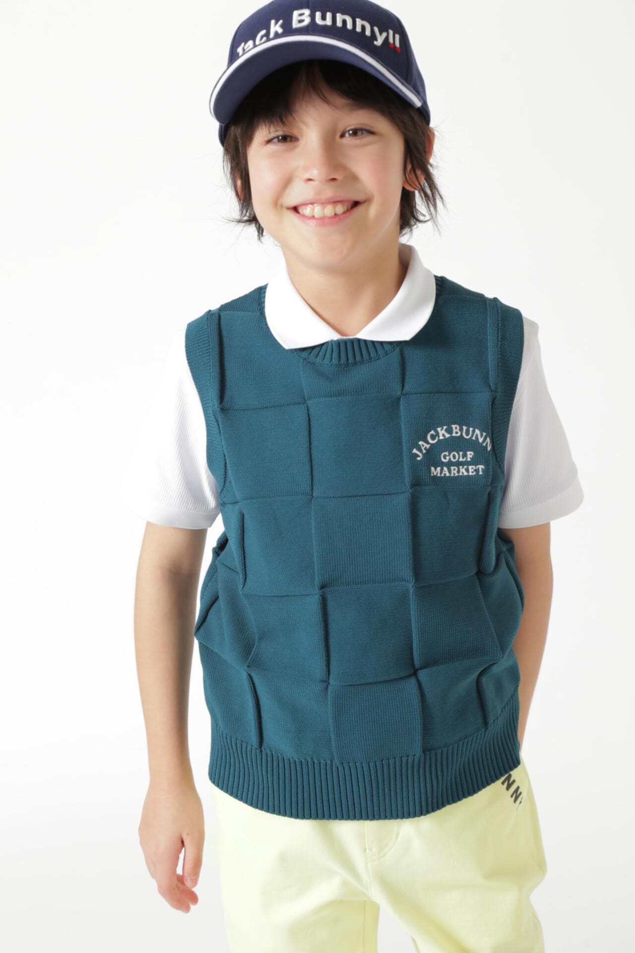 5G5PLY天竺表裏クルーネックニットベストプルオーバー (JUNIOR) | Jack