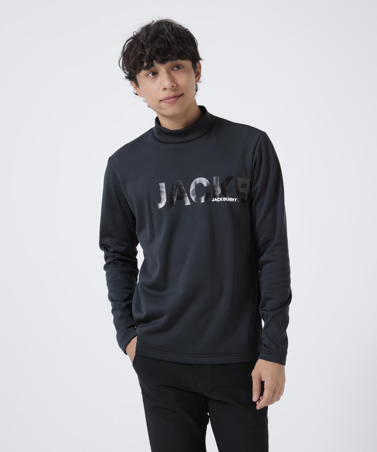 KARUISHI長袖モックネックカットソー | Jack Bunny!!（ジャックバニー