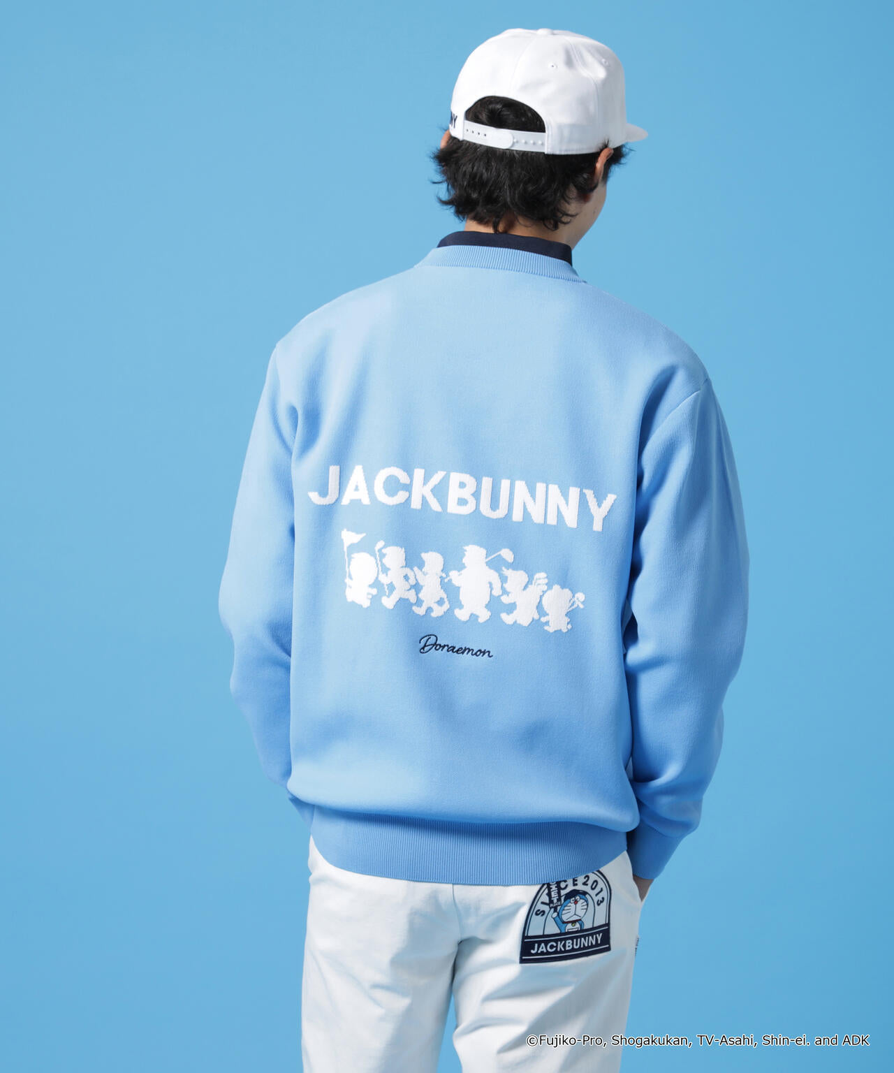 ドラえもん】ダブルジャガードクルーネックニットプルオーバー | Jack