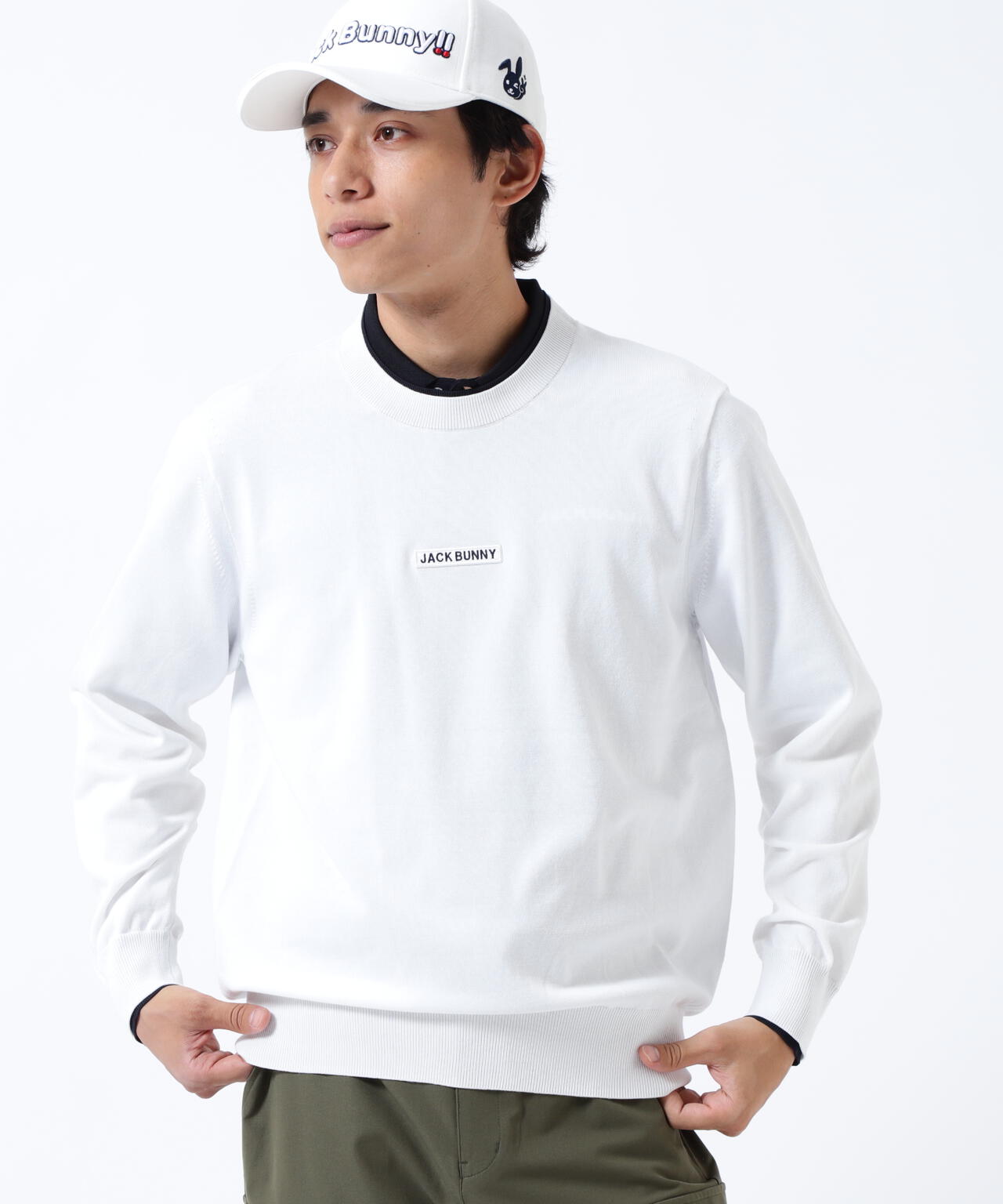 16Gクルーネックニットプルオーバー | Jack Bunny!!（ジャックバニー