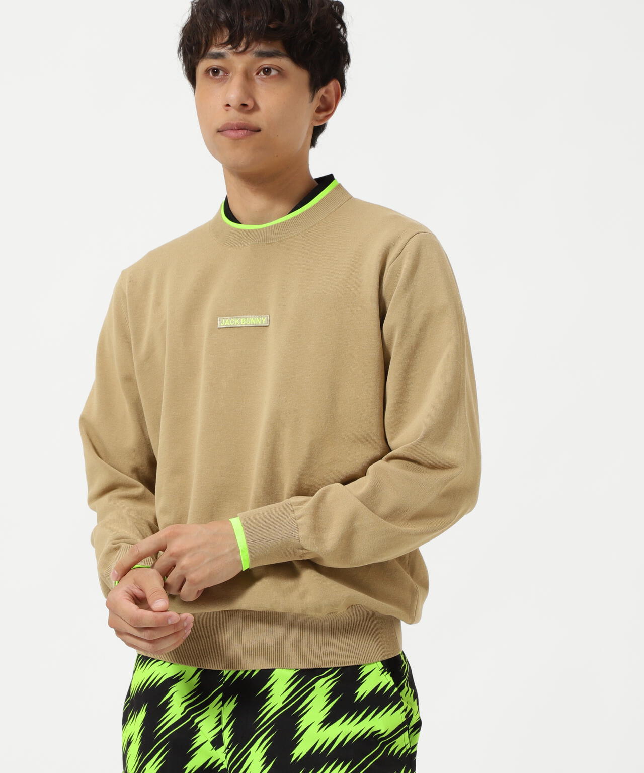 16Gクルーネックニットプルオーバー | Jack Bunny!!（ジャックバニー