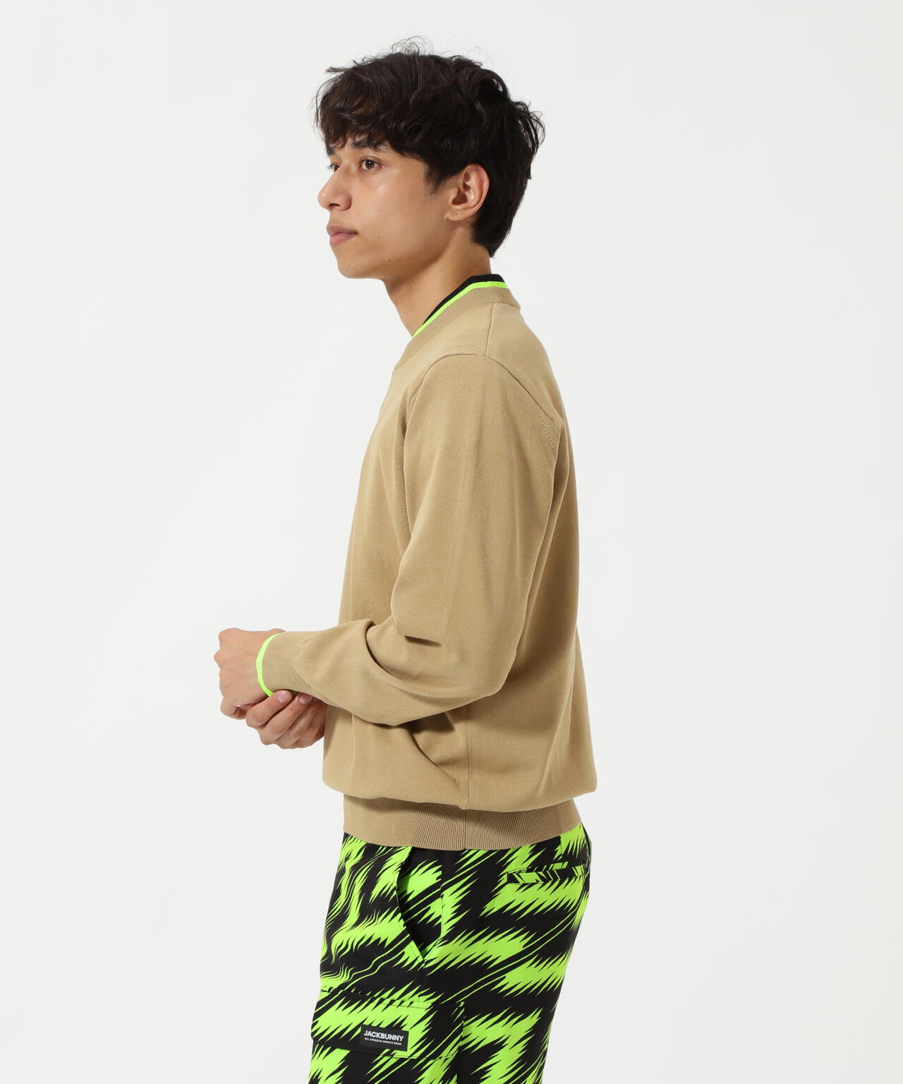 16Gクルーネックニットプルオーバー | Jack Bunny!!（ジャックバニー