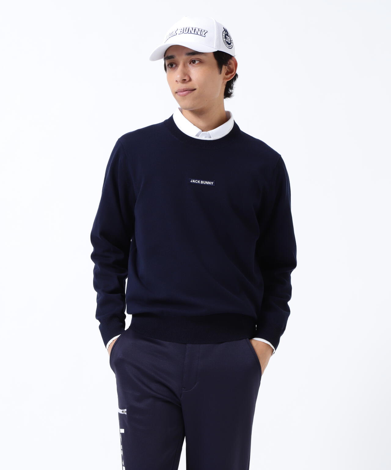 16Gクルーネックニットプルオーバー | Jack Bunny!!（ジャックバニー