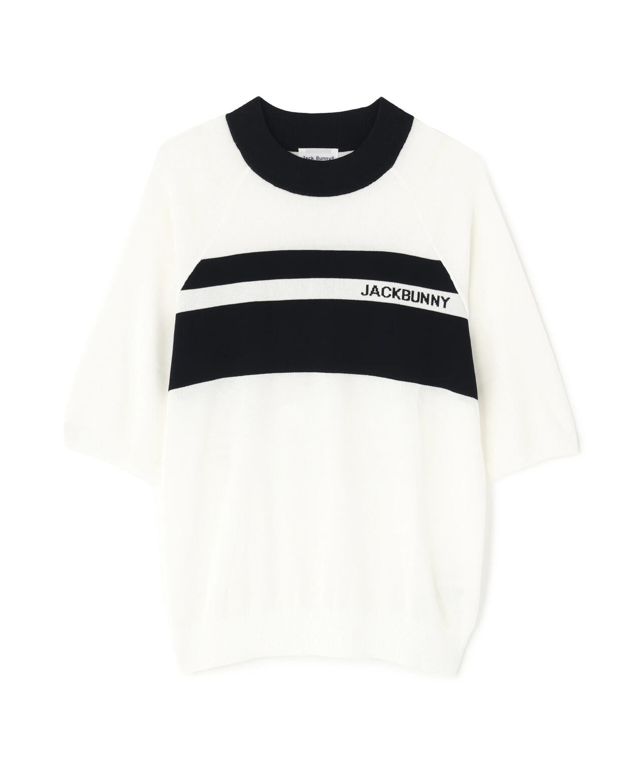 半袖モックネックニットプルオーバー | Jack Bunny!!（ジャックバニー
