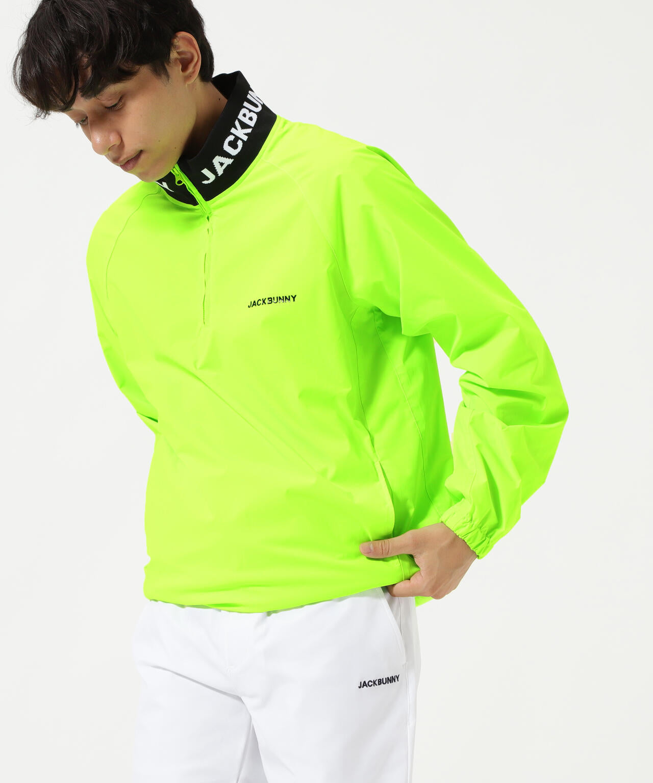 裏メッシュハーフジップアップブルゾン | Jack Bunny!!（ジャック
