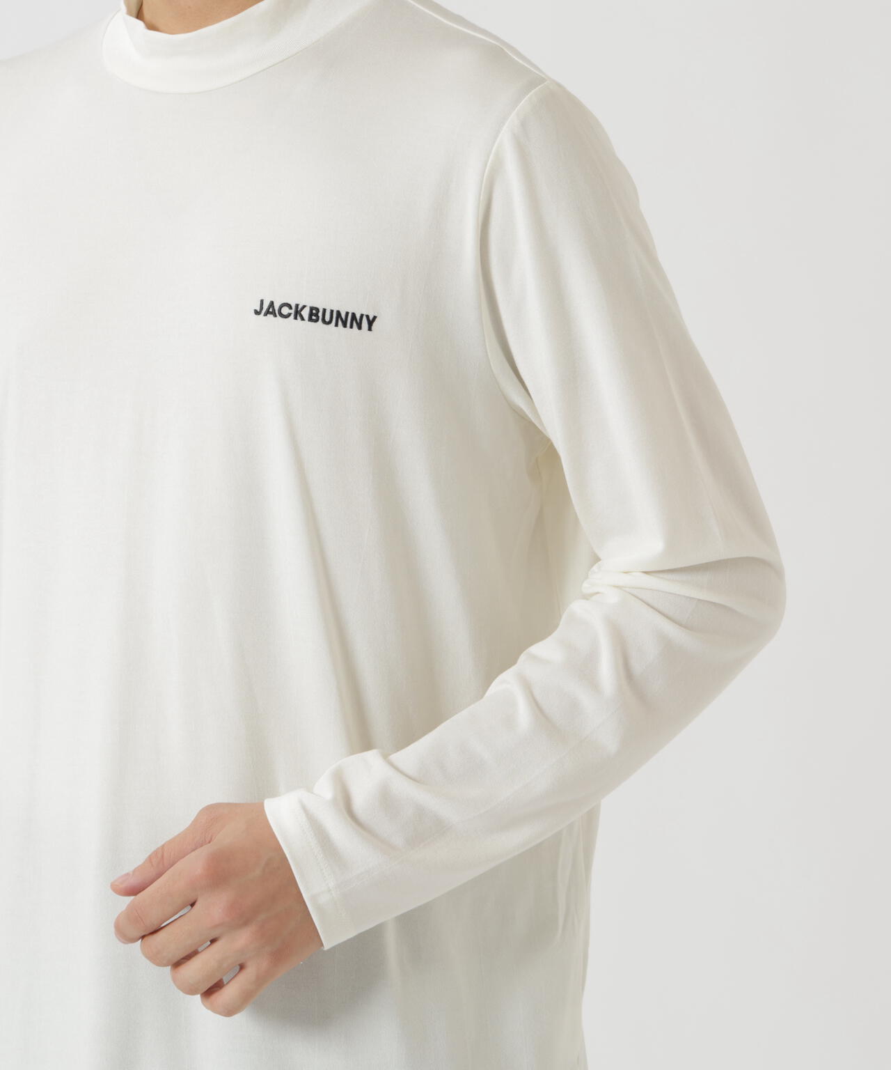 シルク混ハイゲージハイネックニットプルオーバー | Jack Bunny