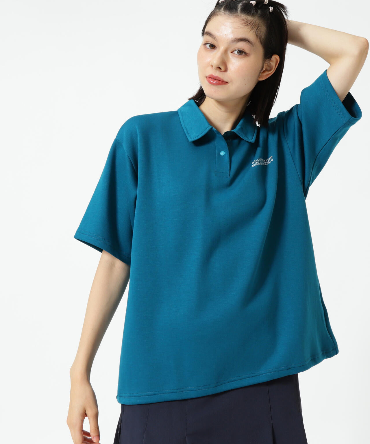 T/Rダンボール五分袖ポロシャツ | Jack Bunny!!（ジャックバニー