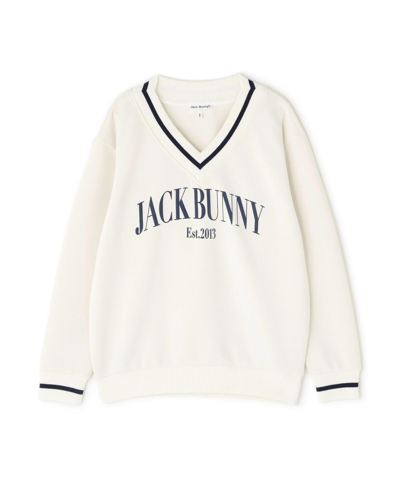 PEダンボール天竺 長袖Vネックスウェット | Jack Bunny!!（ジャック