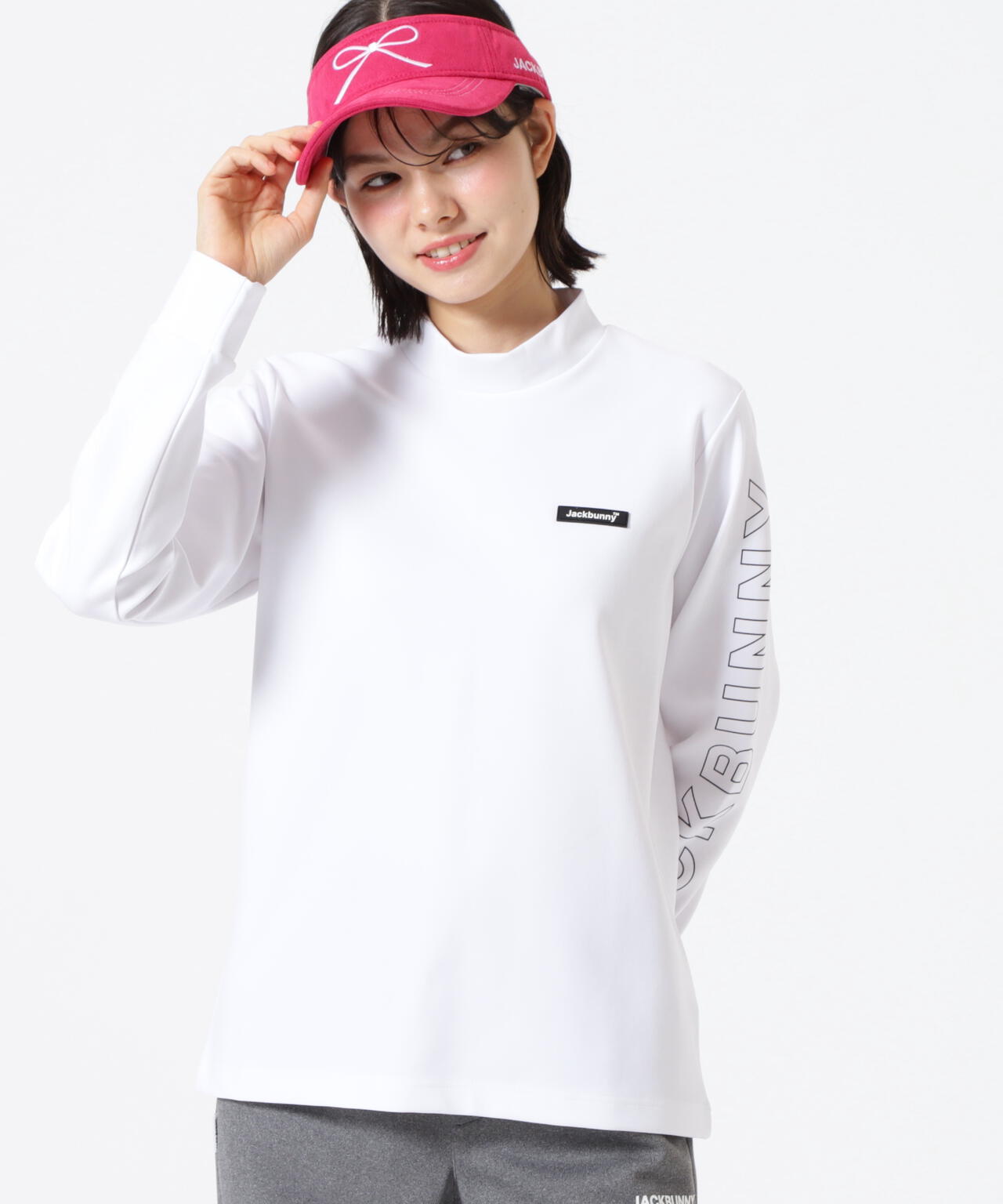 ストレッチ天竺長袖ハイネックカットソー | Jack Bunny!!（ジャック