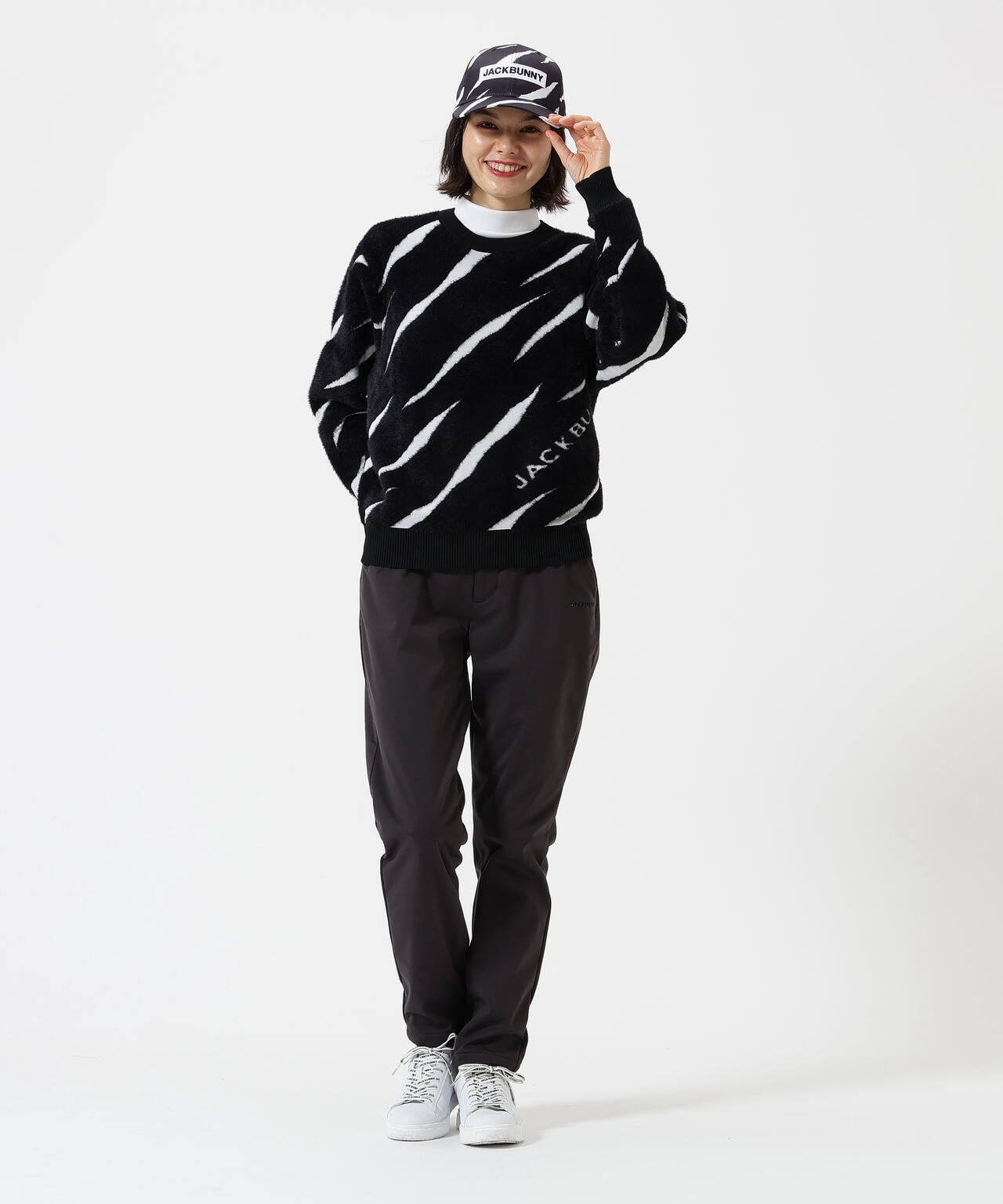 12Gダブルジャガードクルーネックニットプルオーバー | Jack Bunny